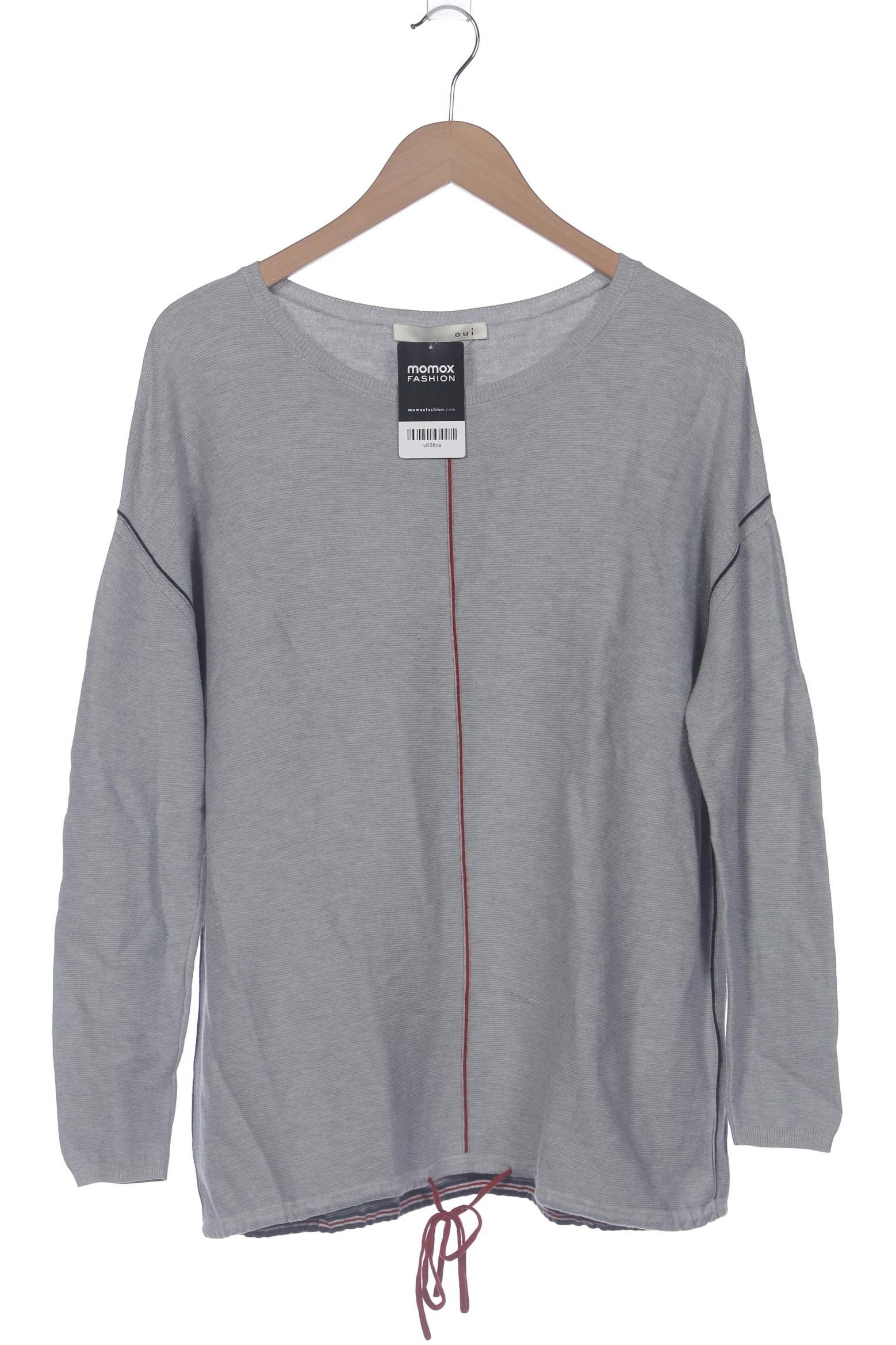 

Oui Damen Pullover, grau, Gr. 44