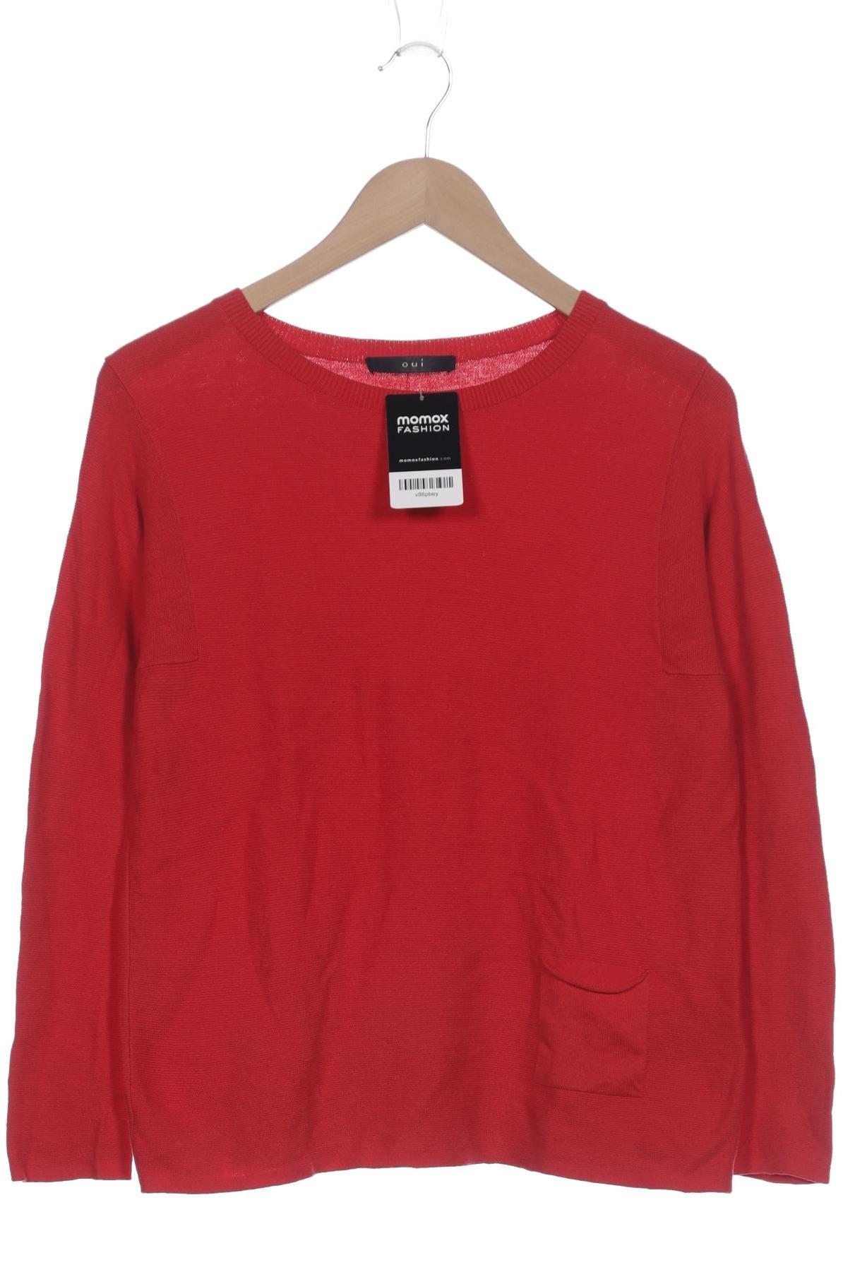 

Oui Damen Pullover, rot, Gr. 34