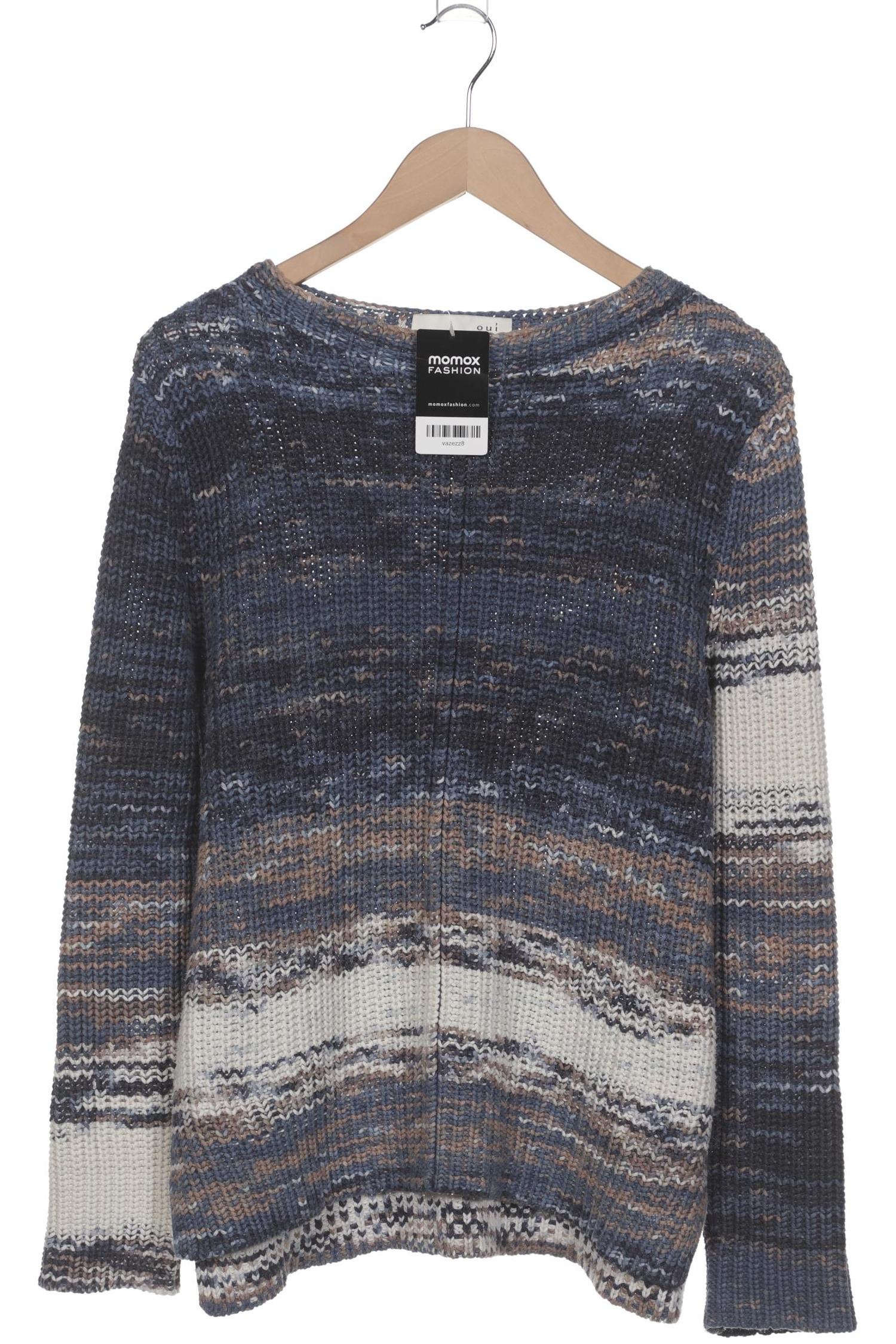 

Oui Damen Pullover, blau, Gr. 42