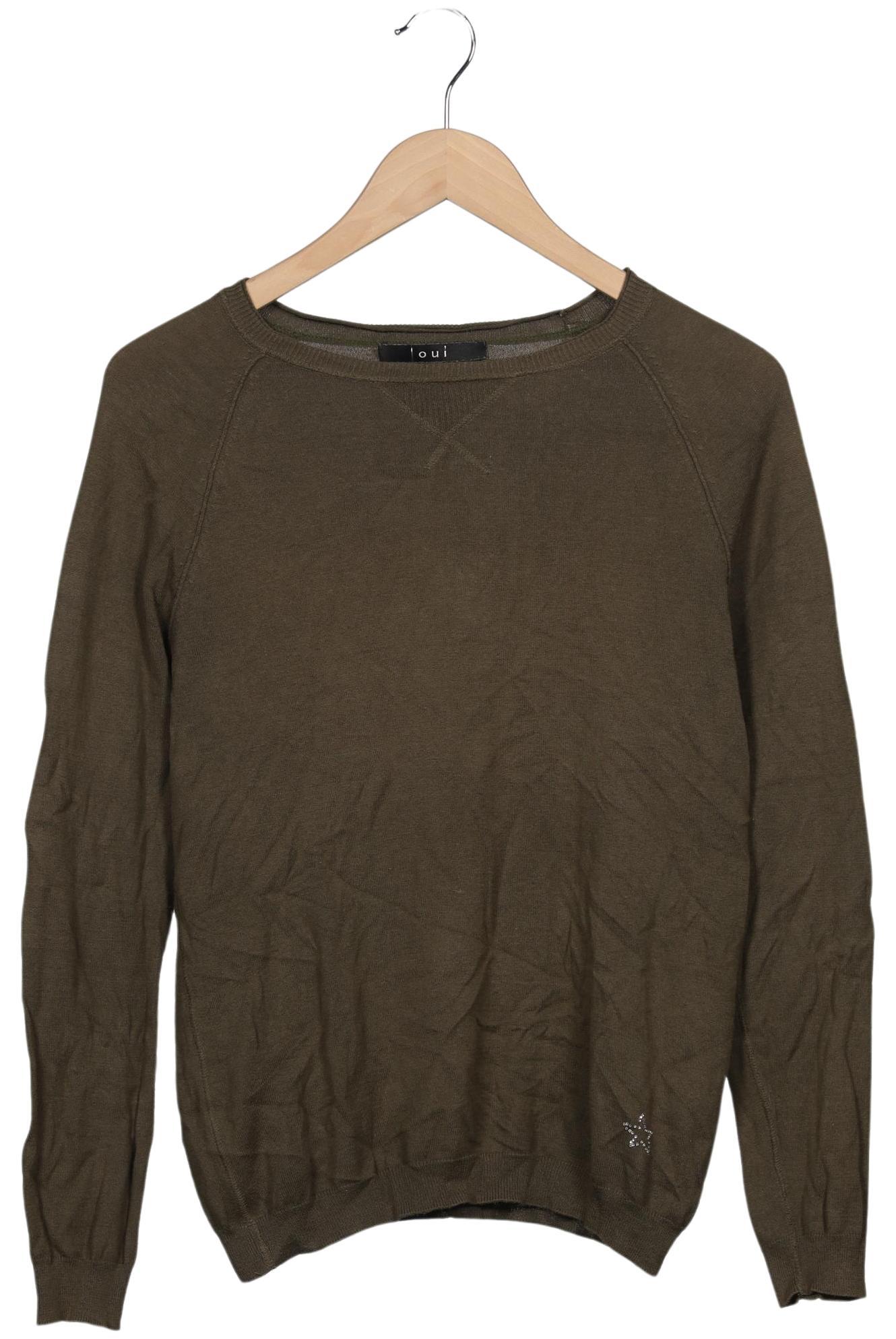 

Oui Damen Pullover, grün, Gr. 36
