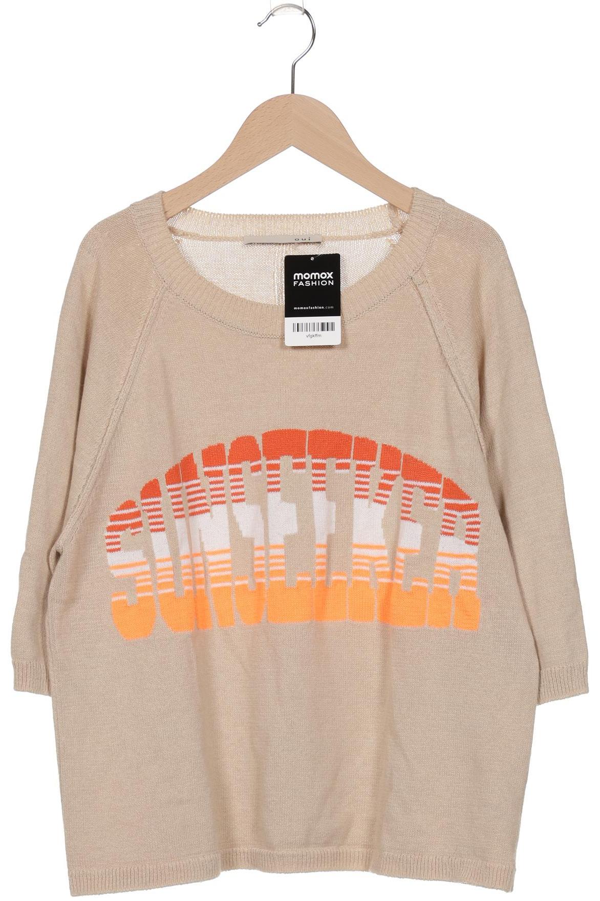

Oui Damen Pullover, beige, Gr. 44