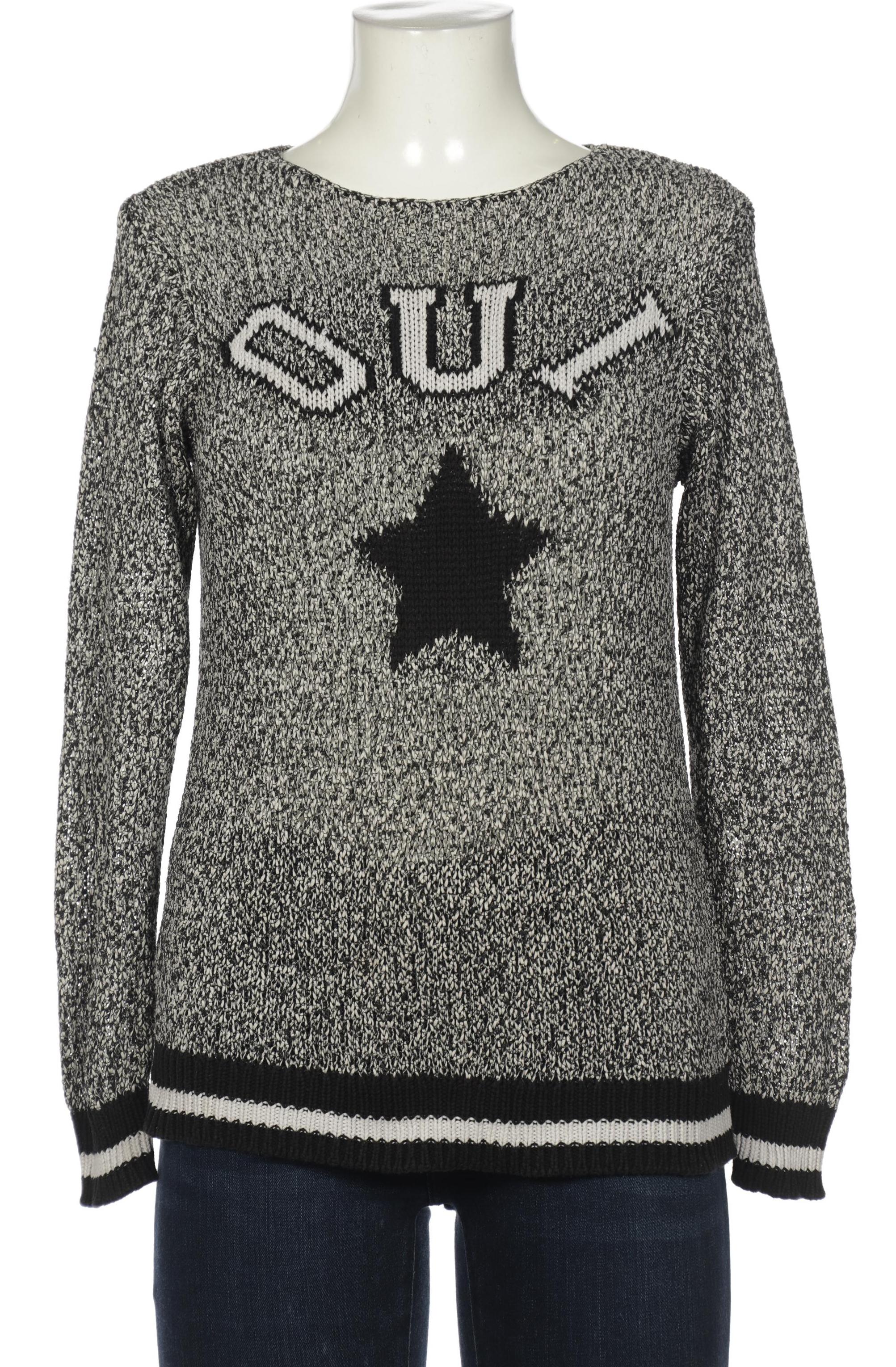 

Oui Damen Pullover, schwarz