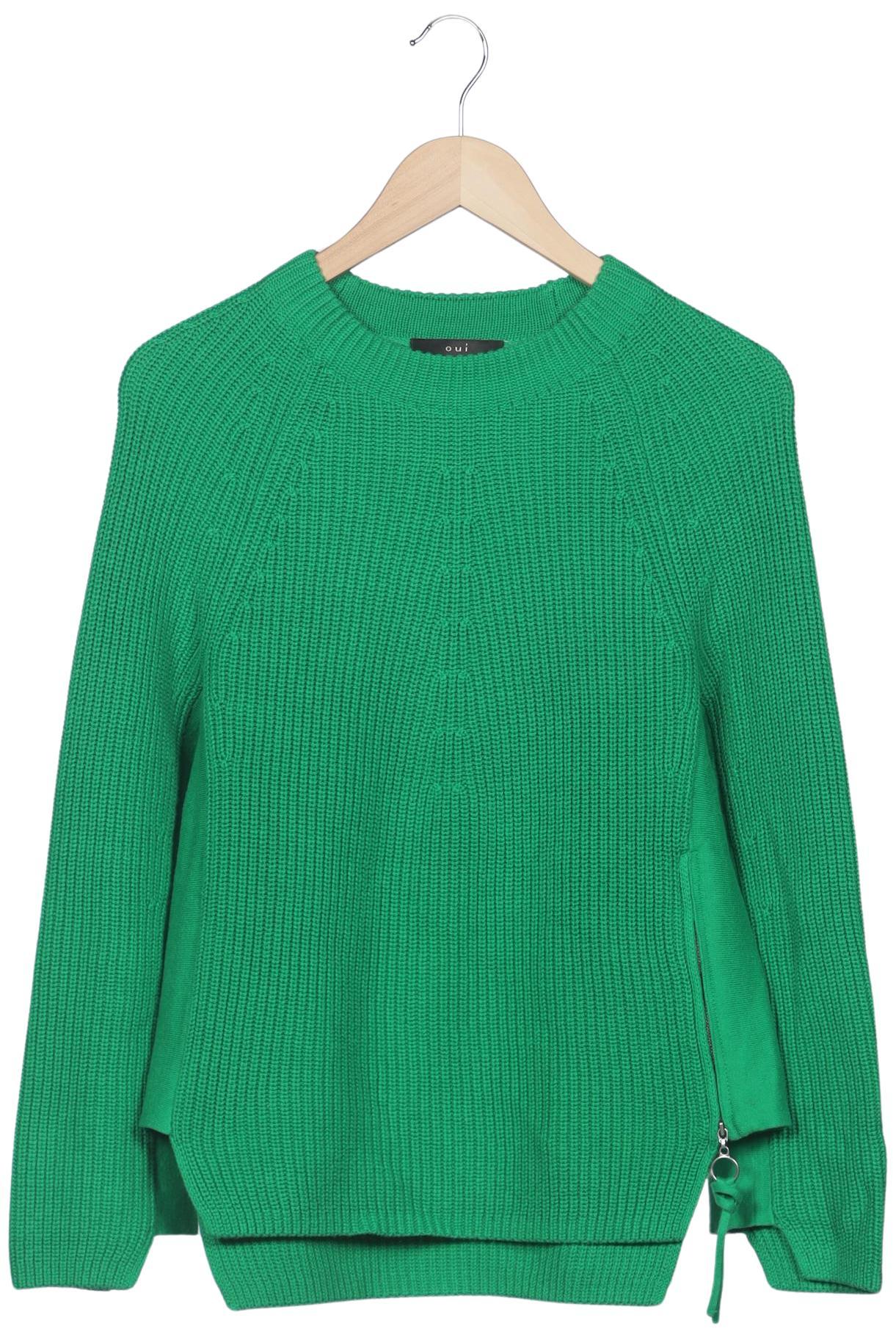 

Oui Damen Pullover, grün, Gr. 34