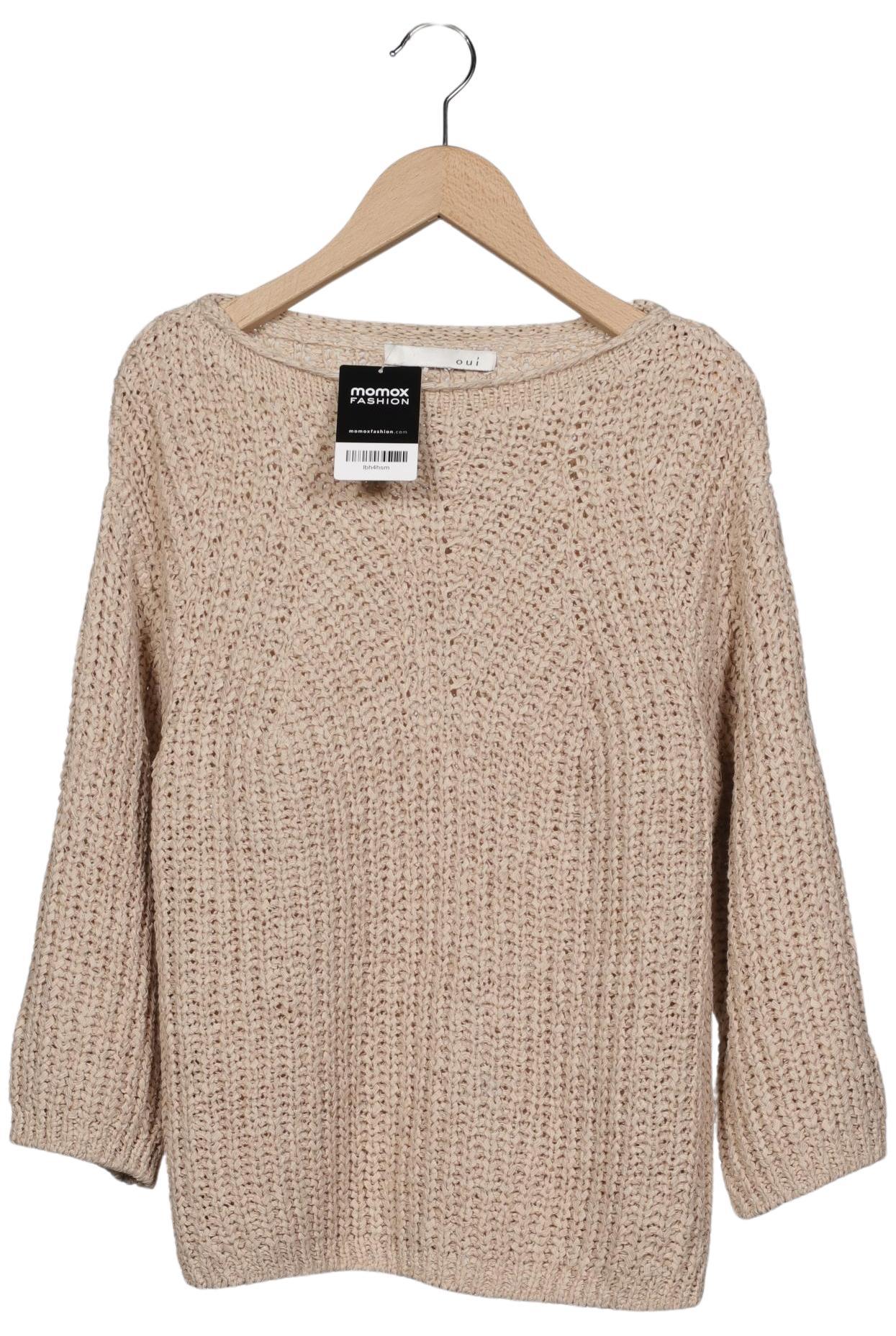 

Oui Damen Pullover, beige, Gr. 36