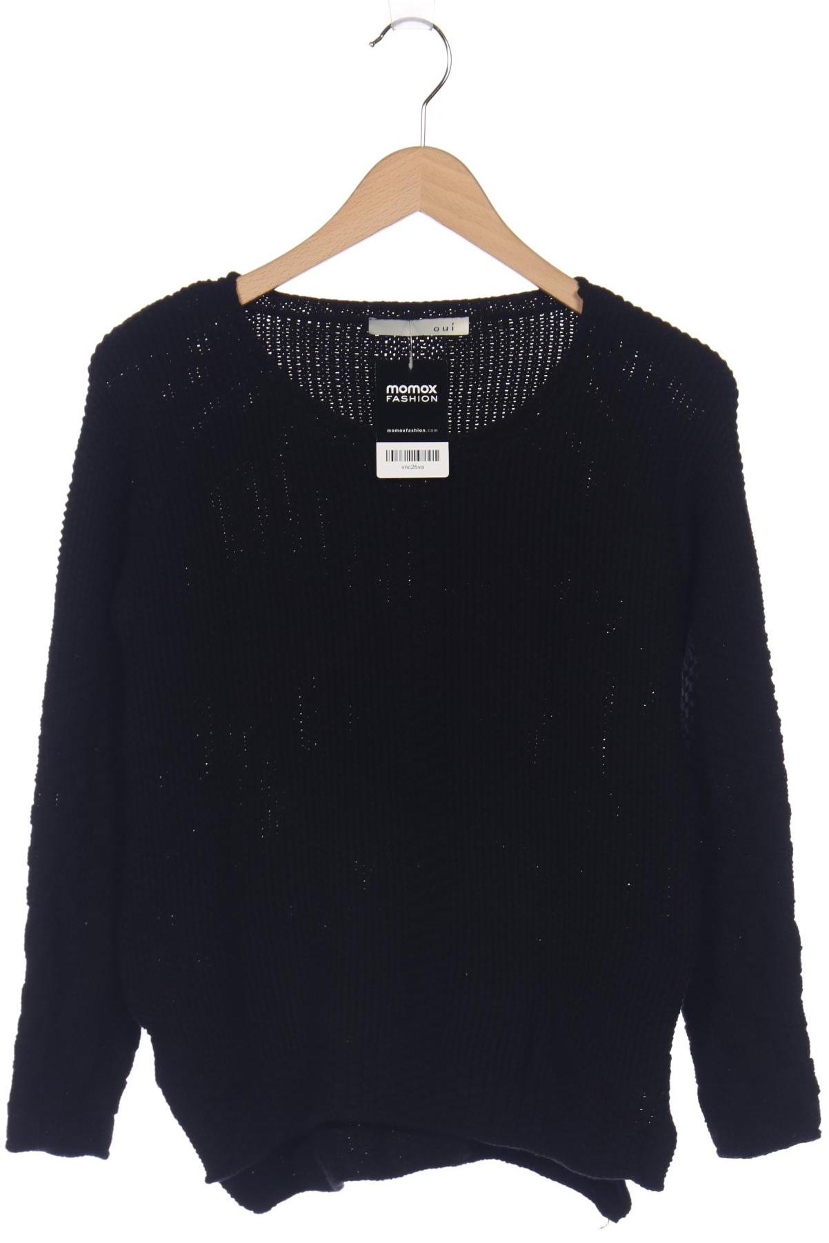 

Oui Damen Pullover, schwarz