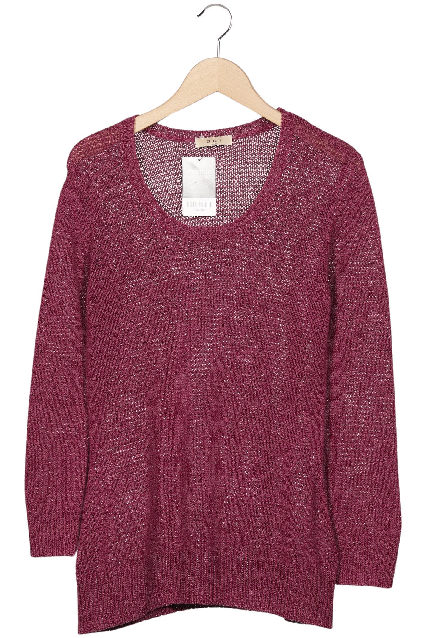 

Oui Damen Pullover, bordeaux, Gr. 42