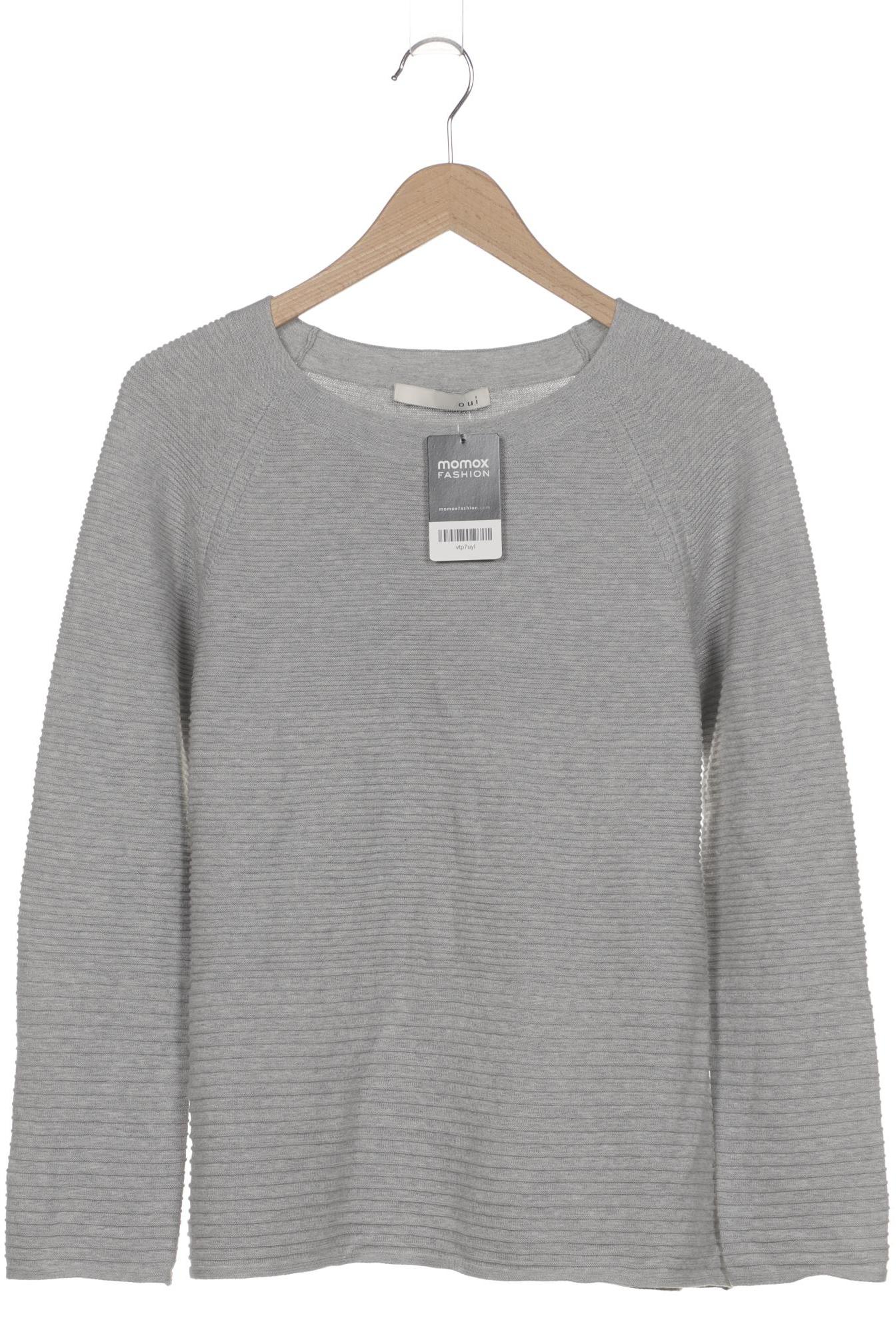 

Oui Damen Pullover, grau, Gr. 40
