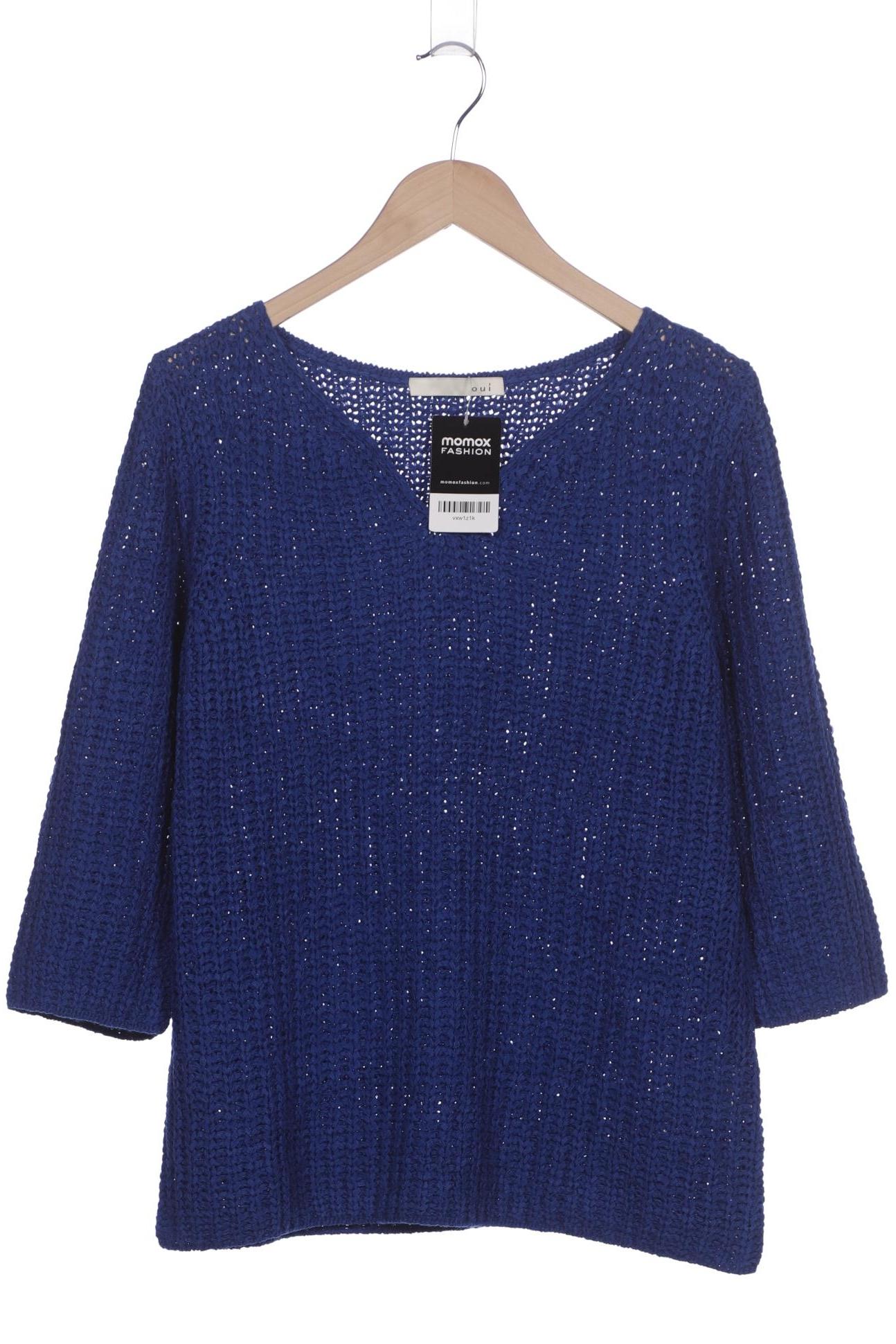 

Oui Damen Pullover, blau, Gr. 42