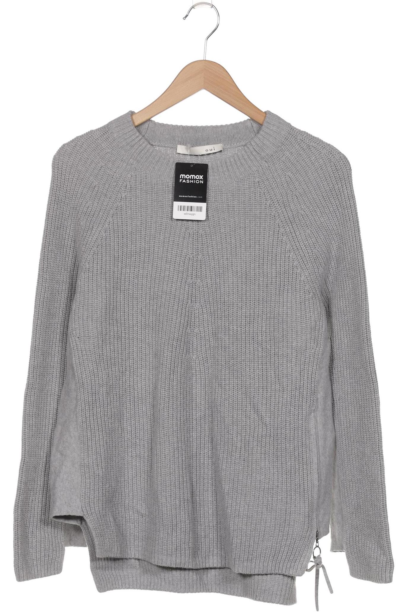 

Oui Damen Pullover, grau, Gr. 42