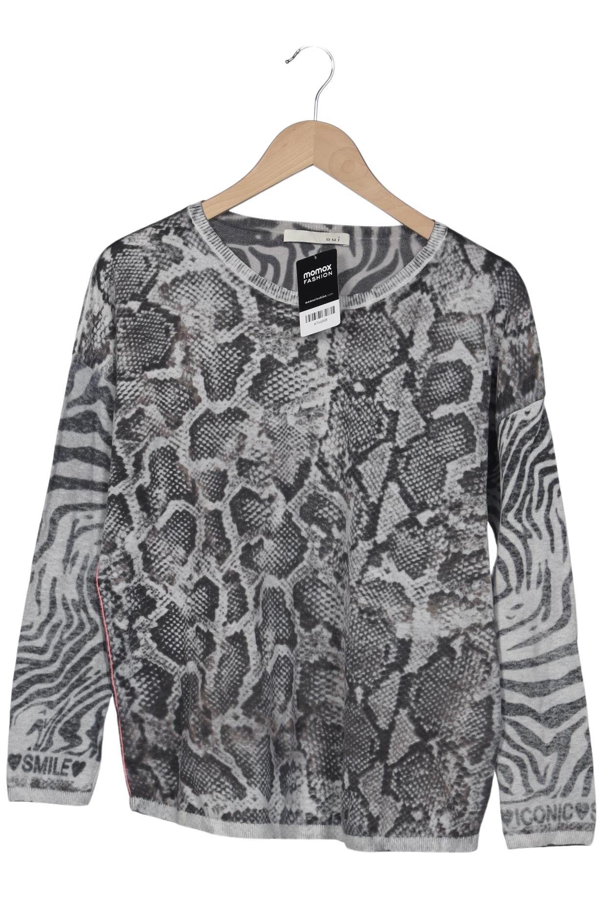 

Oui Damen Pullover, grau, Gr. 42