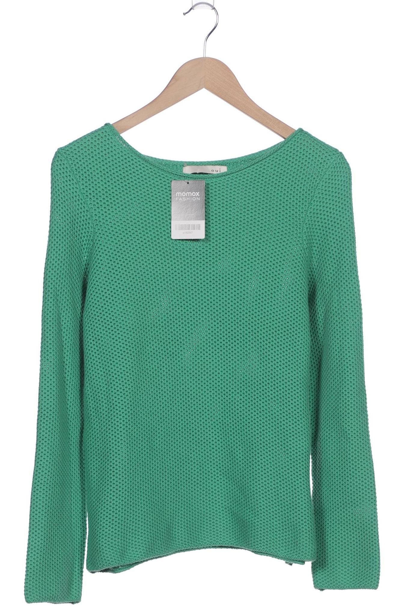 

Oui Damen Pullover, grün, Gr. 36
