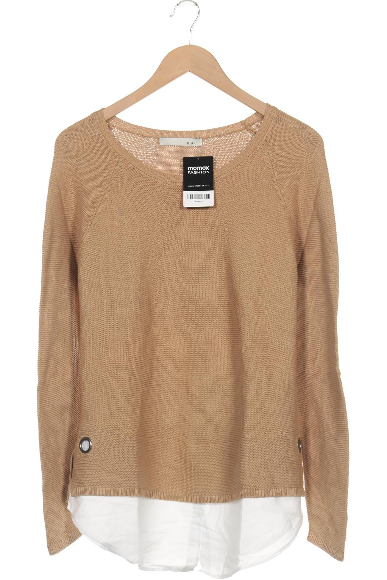 

Oui Damen Pullover, beige, Gr. 40
