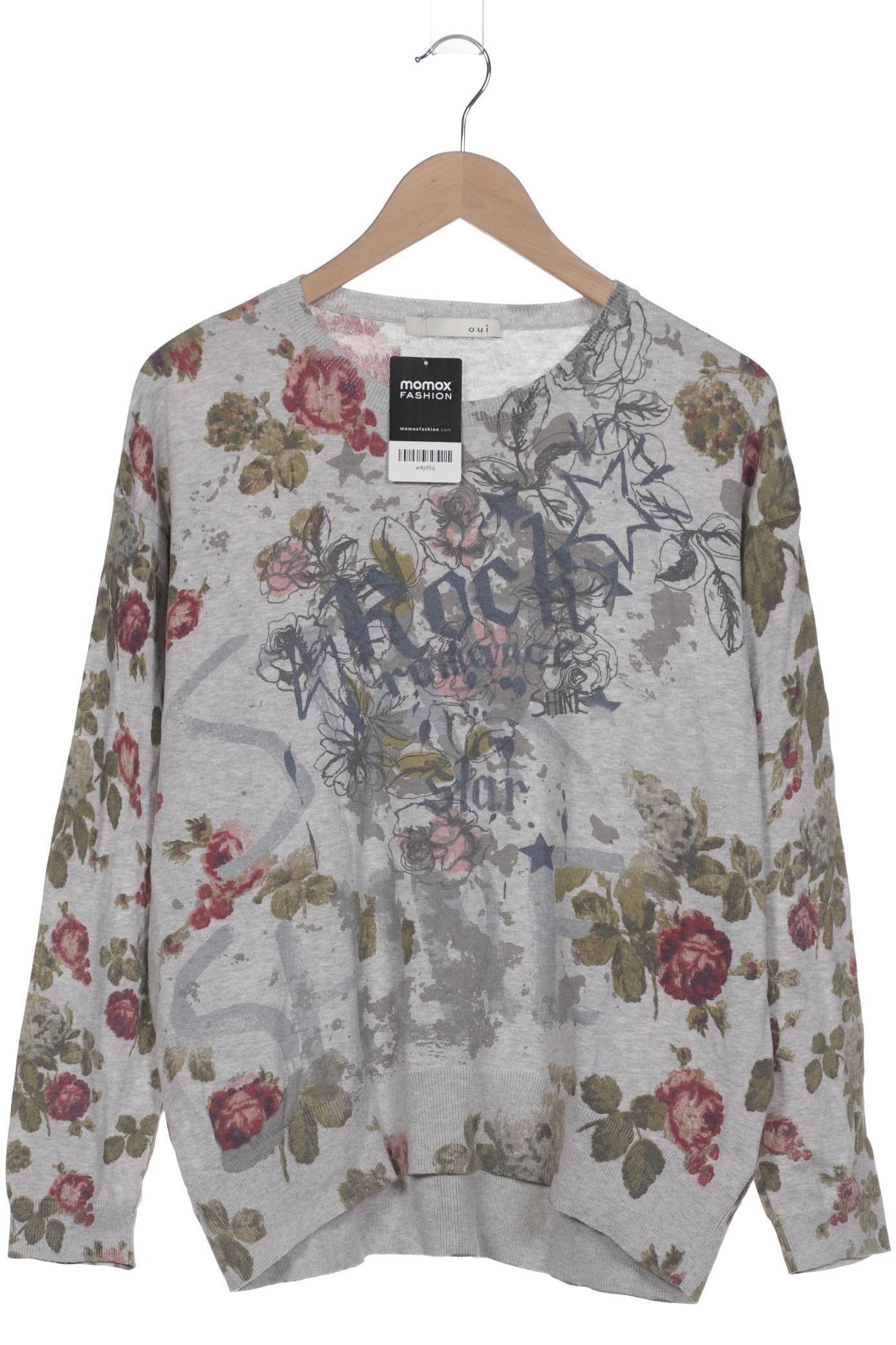 

Oui Damen Pullover, grau, Gr. 44