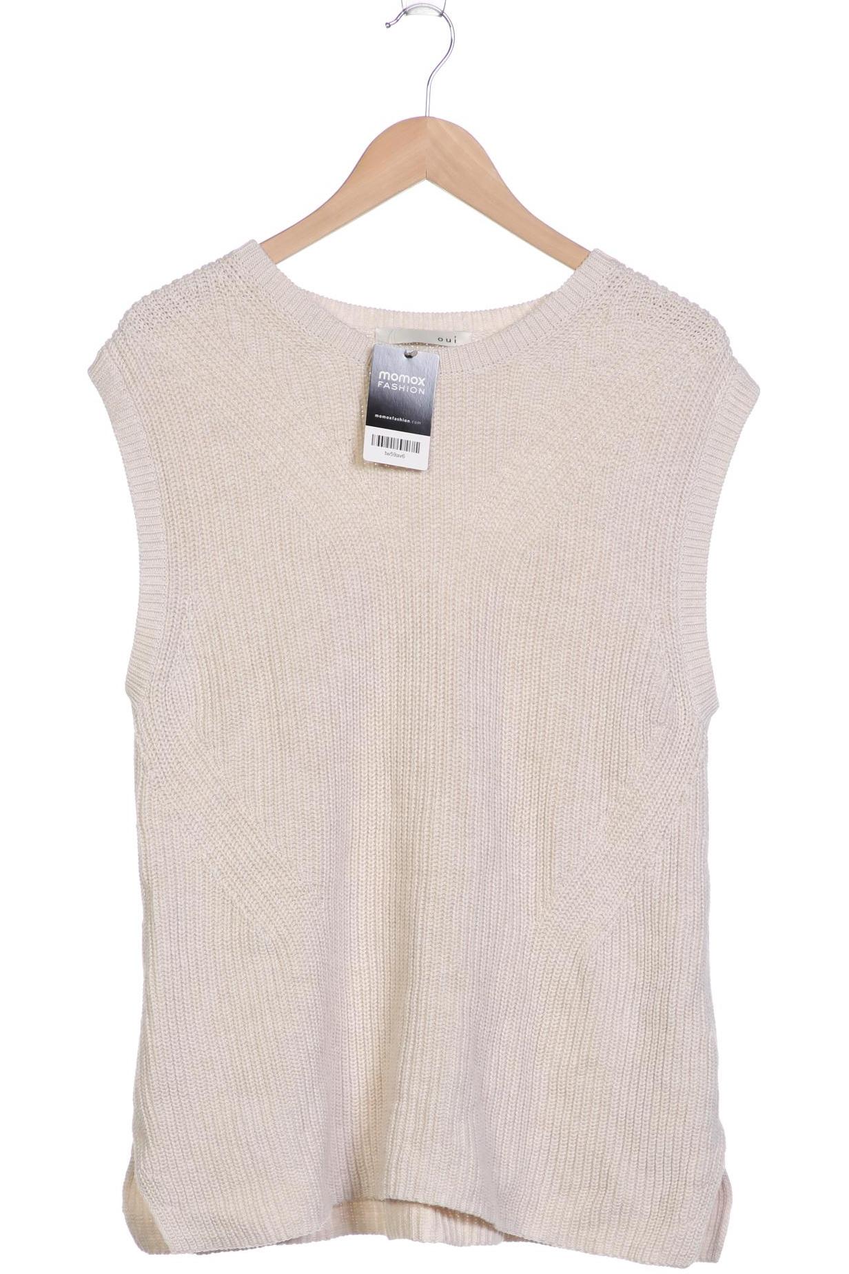 

Oui Damen Pullover, cremeweiß