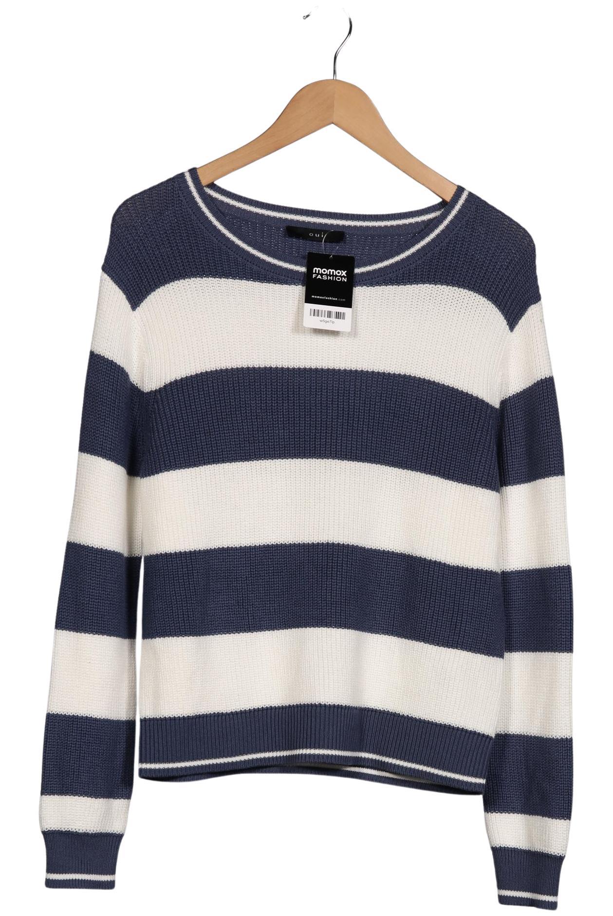 

Oui Damen Pullover, blau, Gr. 34