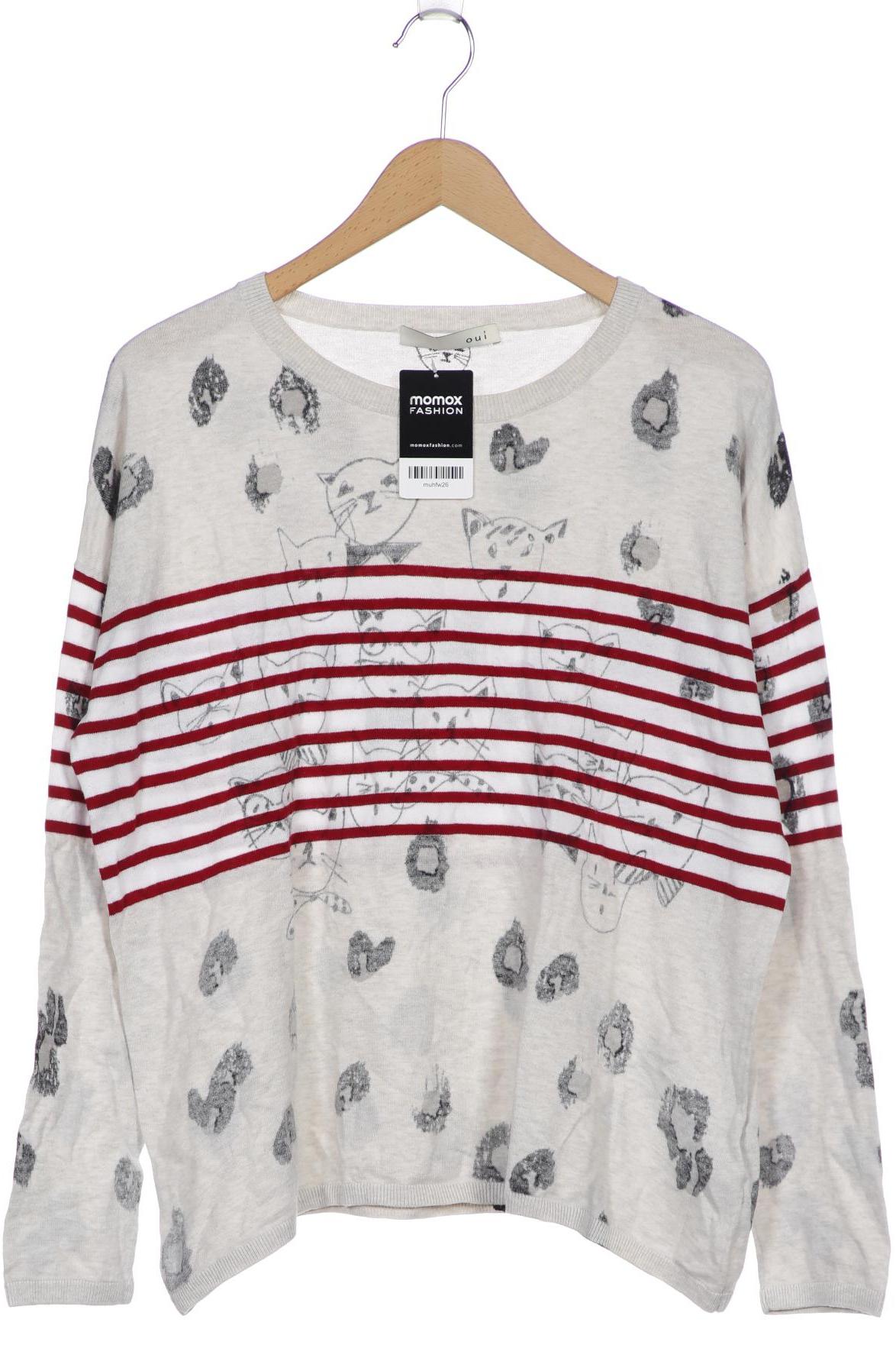 

Oui Damen Pullover, cremeweiß