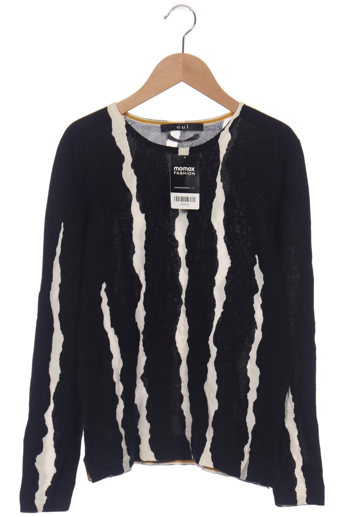 

Oui Damen Pullover, schwarz