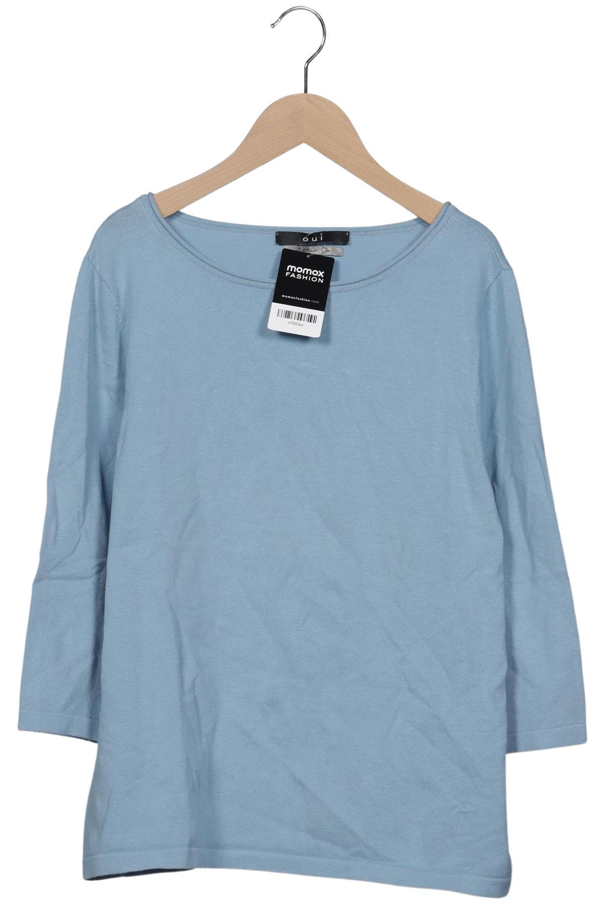 

Oui Damen Pullover, blau, Gr. 44