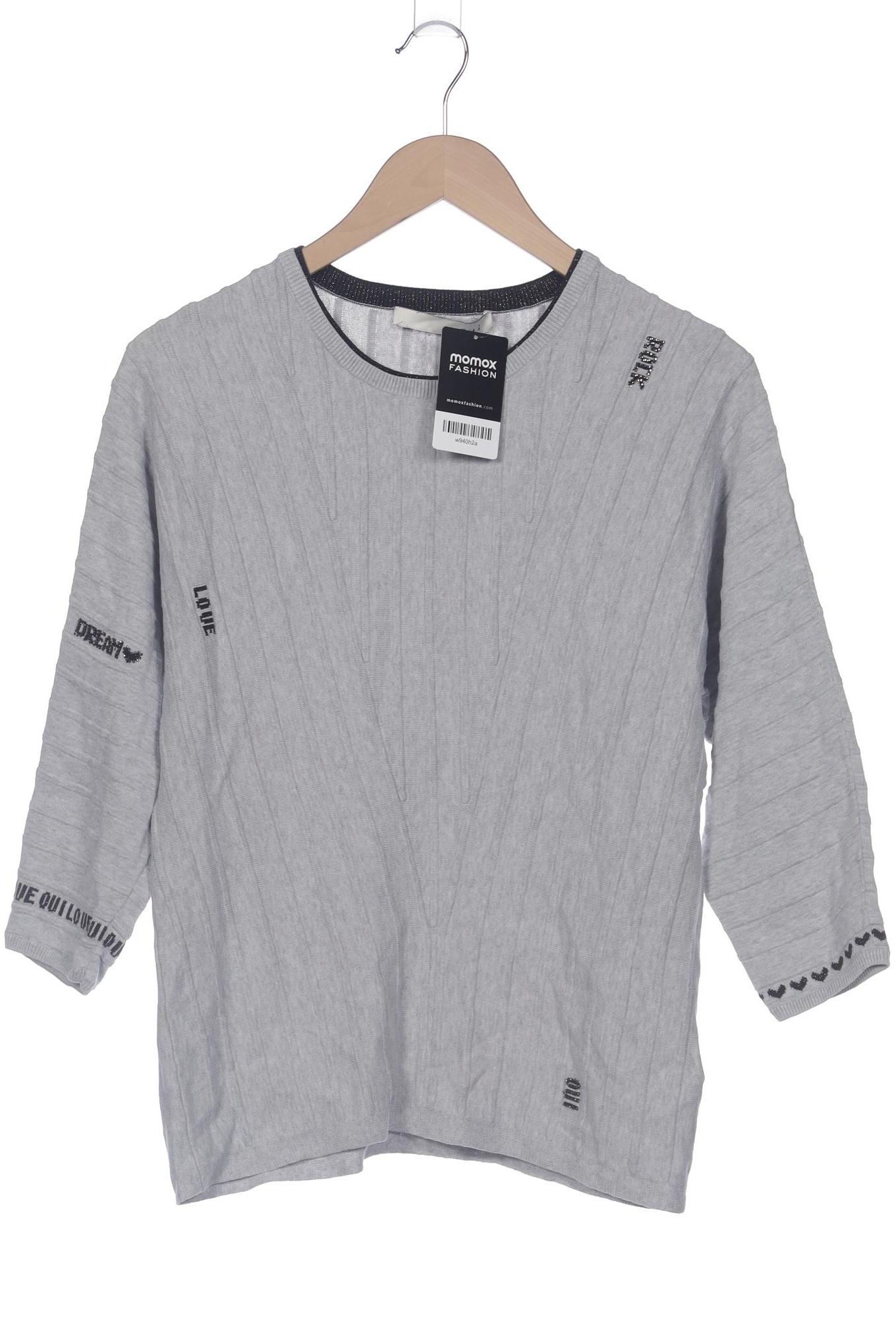 

Oui Damen Pullover, grau, Gr. 36
