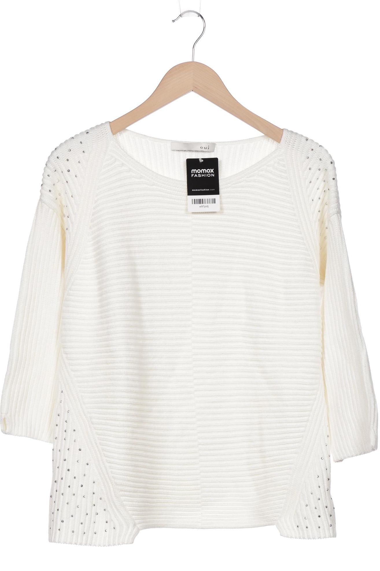 

Oui Damen Pullover, weiß