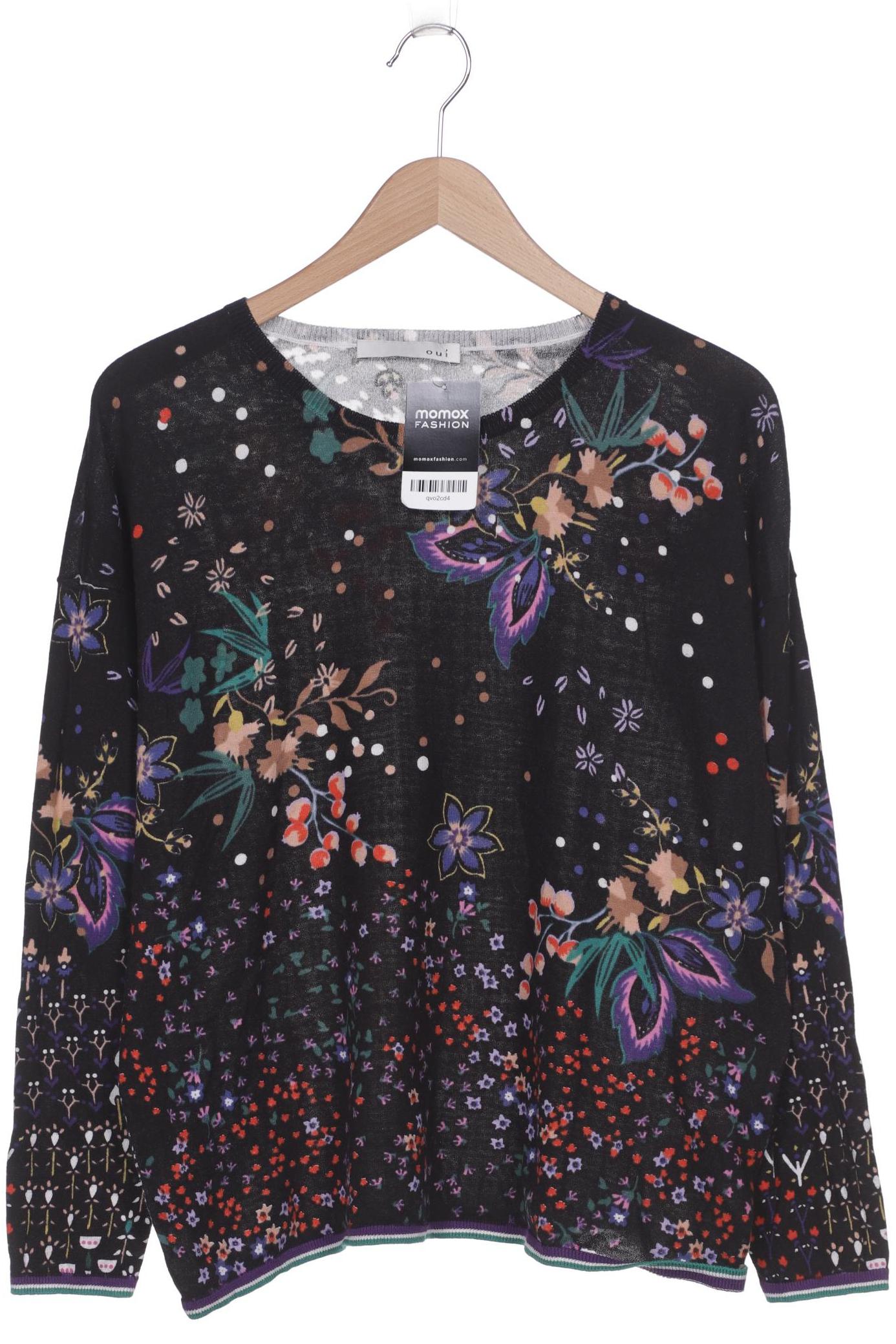 

Oui Damen Pullover, schwarz