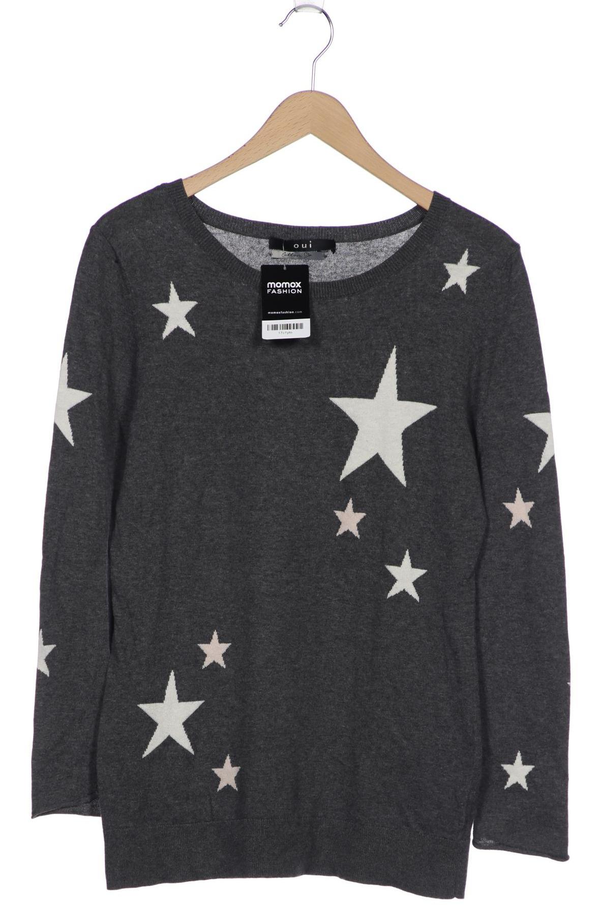 

Oui Damen Pullover, grau, Gr. 40
