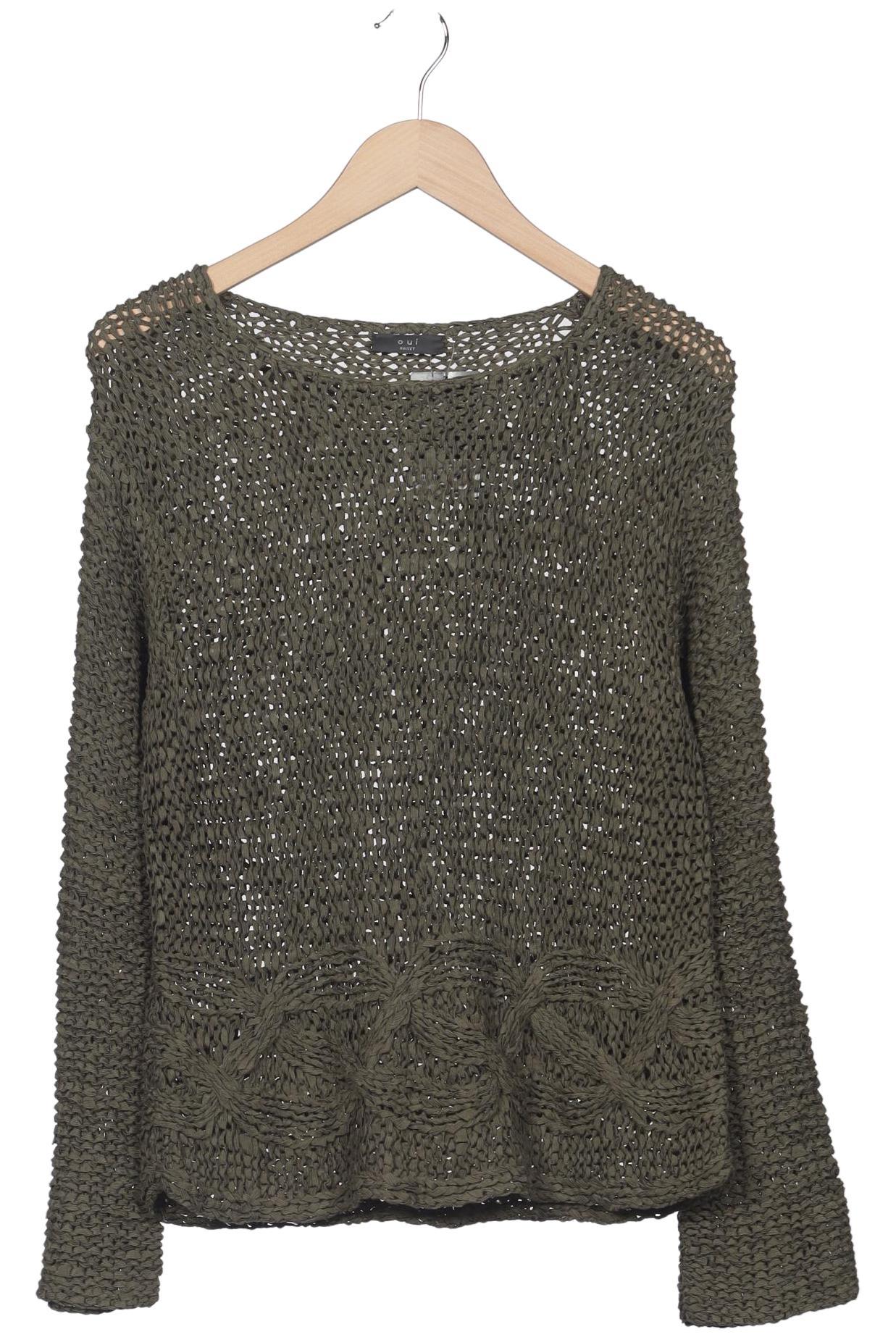 

Oui Damen Pullover, grün, Gr. 44