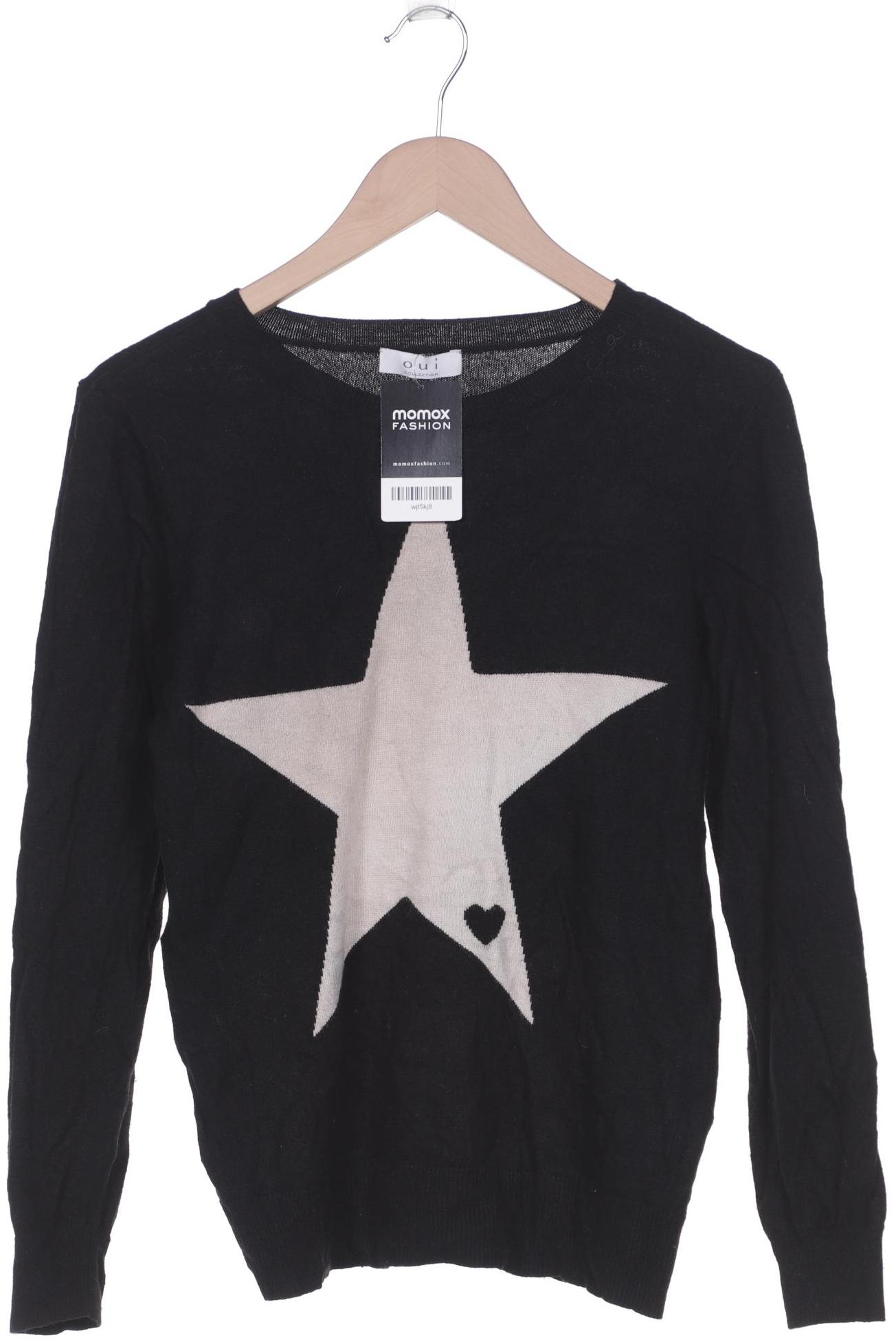 

Oui Damen Pullover, schwarz