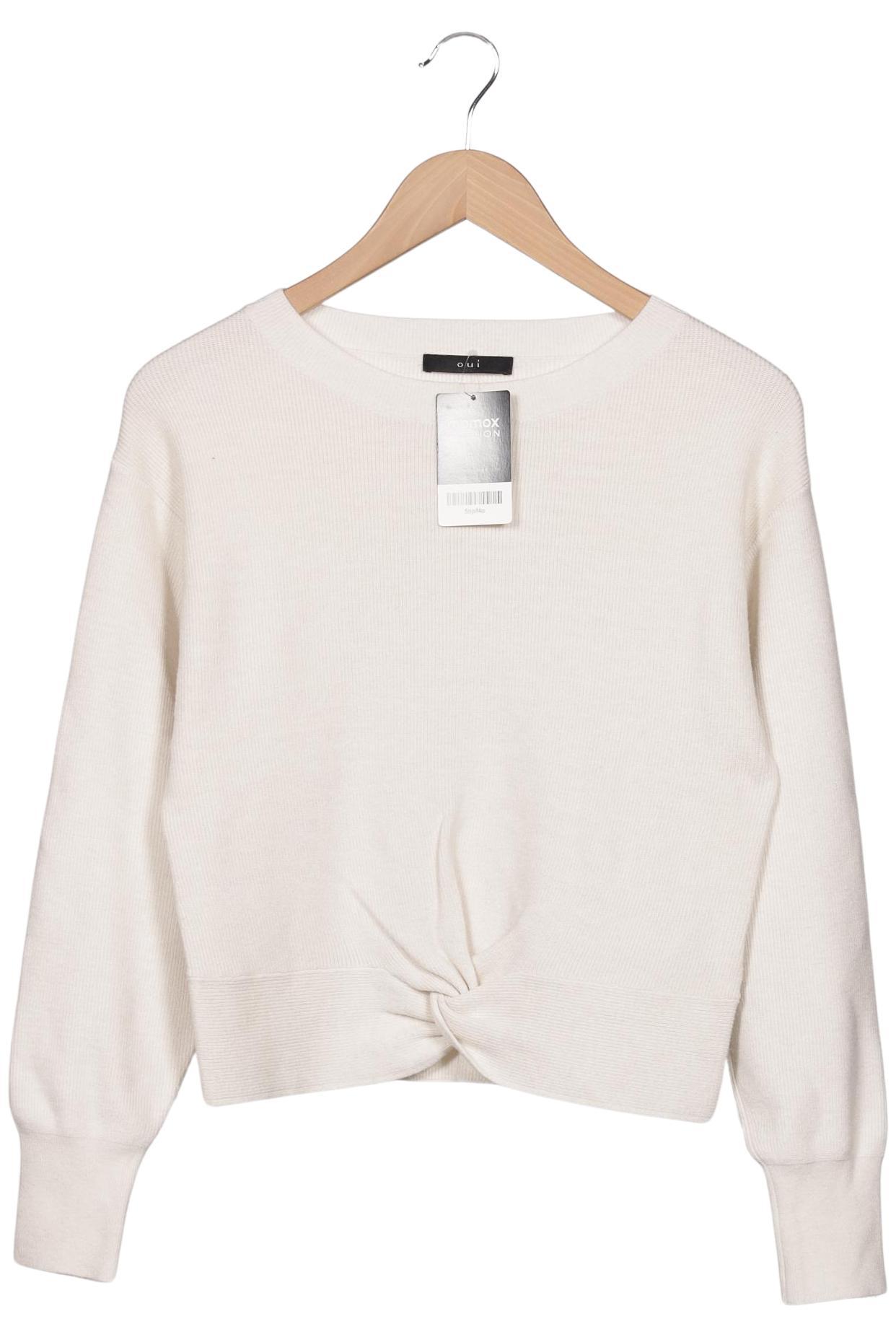 

Oui Damen Pullover, cremeweiß, Gr. 34