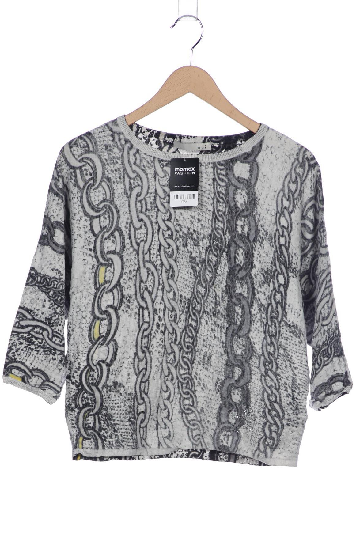 

Oui Damen Pullover, grau, Gr. 36