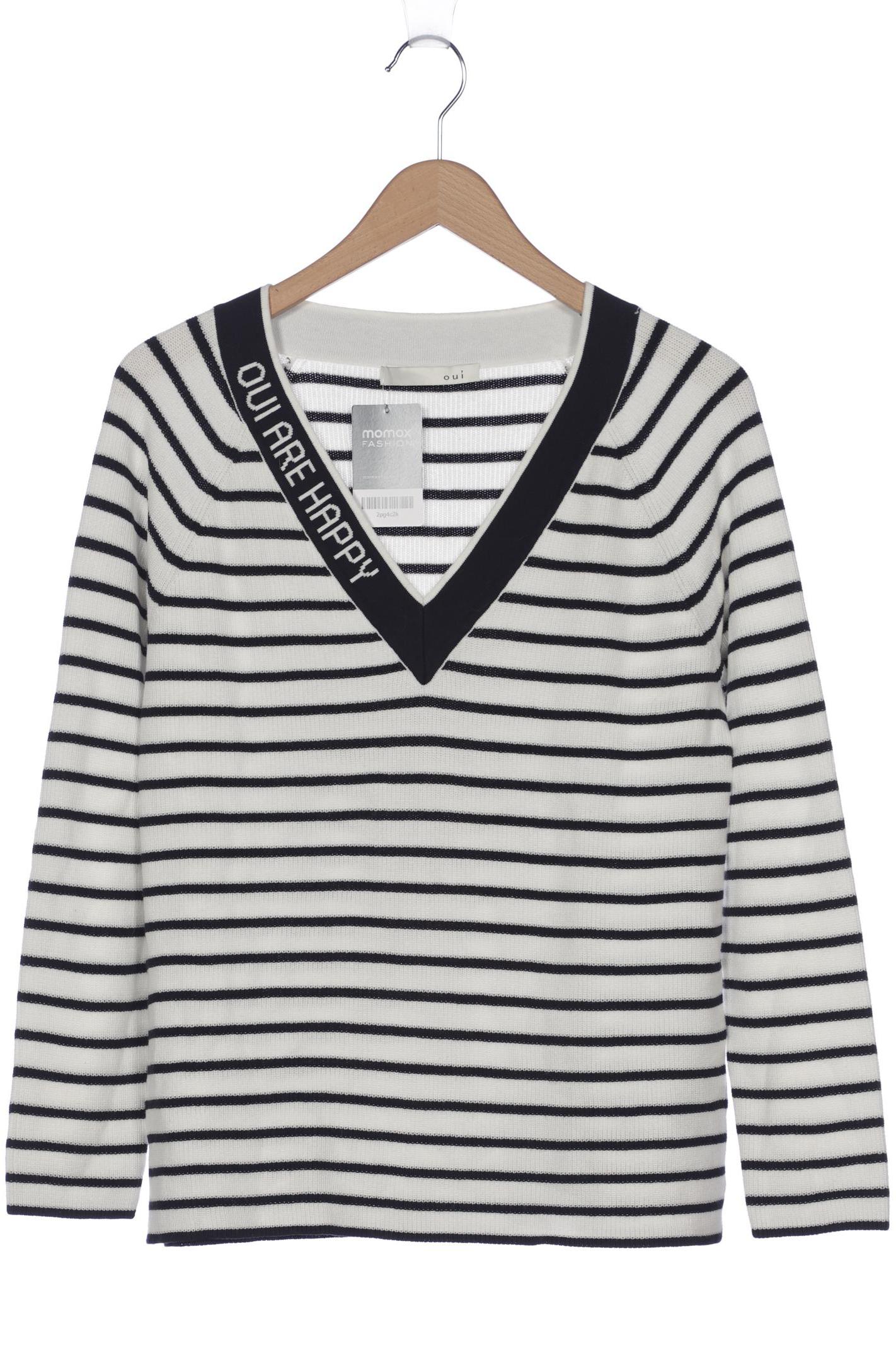 

Oui Damen Pullover, weiß