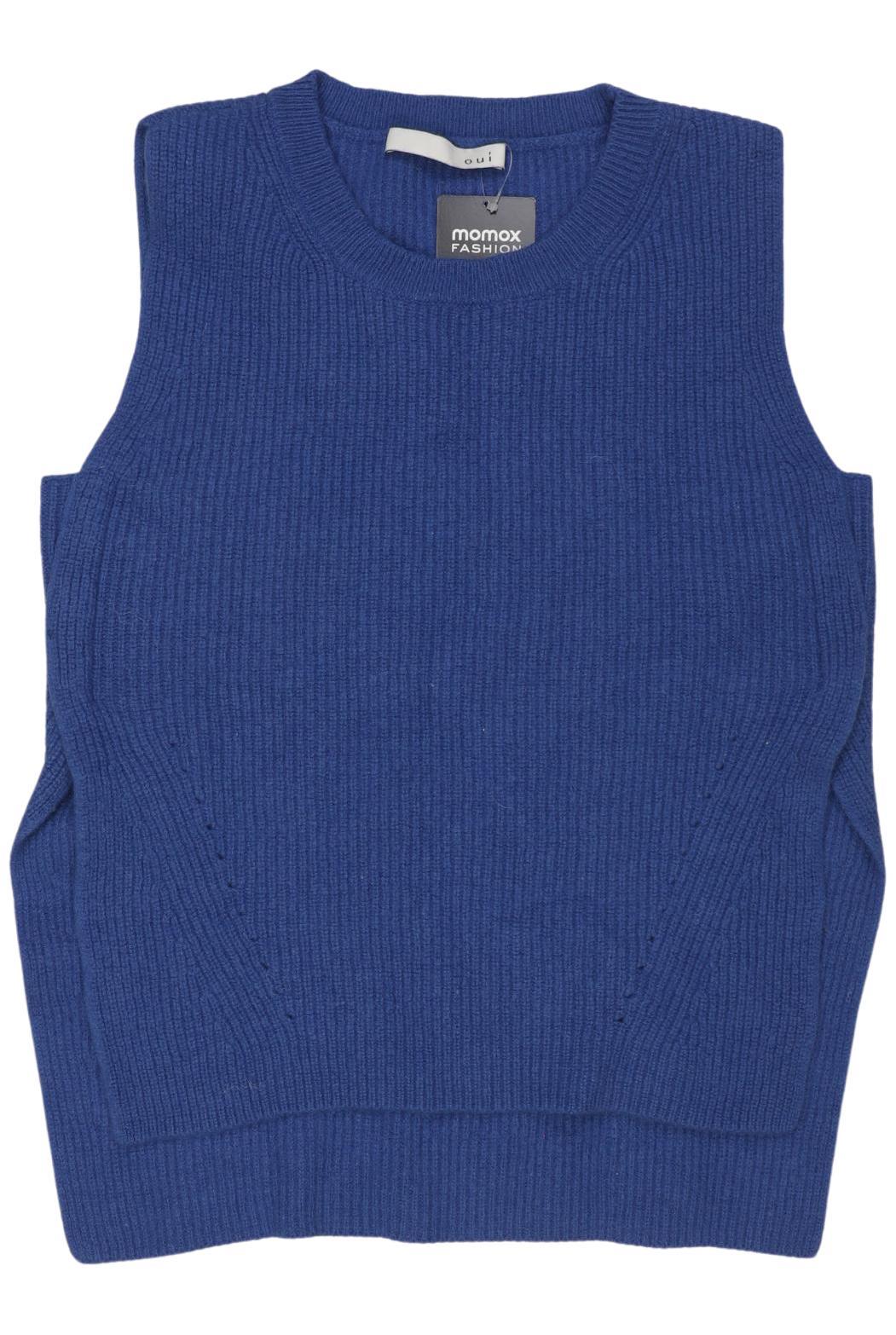 

Oui Damen Pullover, blau, Gr. 34