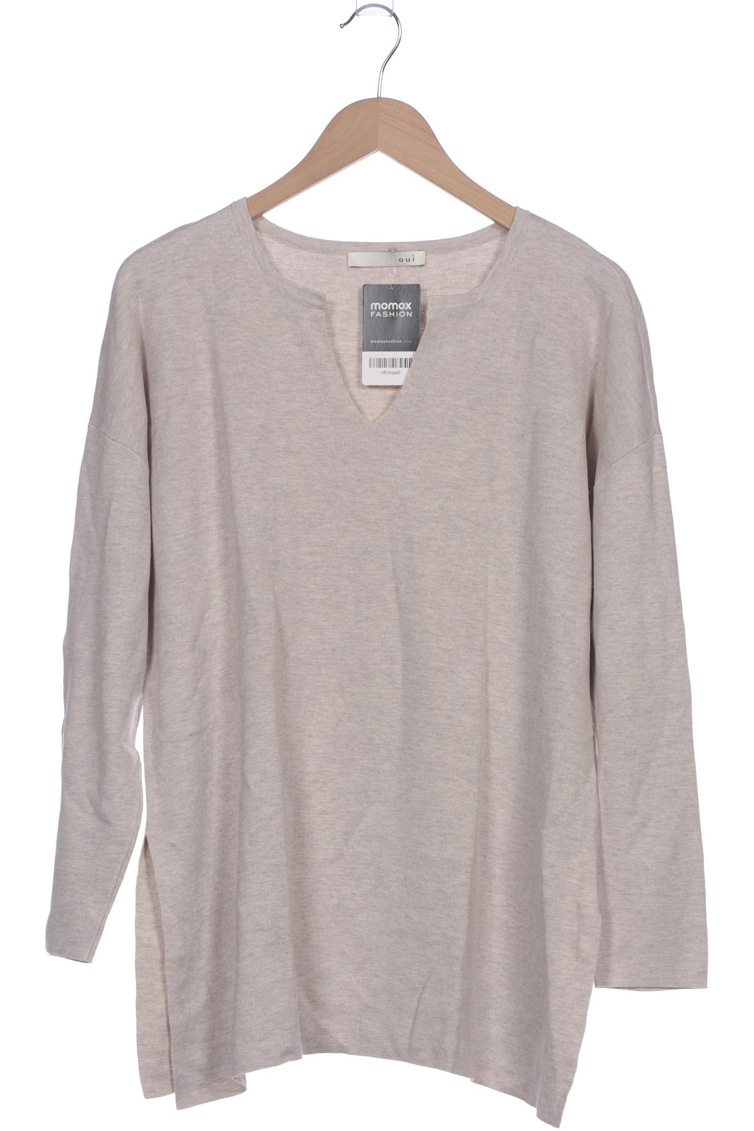 

Oui Damen Pullover, beige, Gr. 44