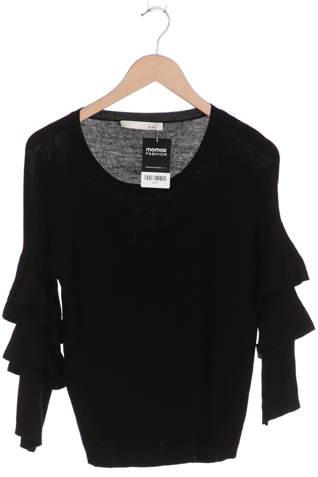 

Oui Damen Pullover, schwarz