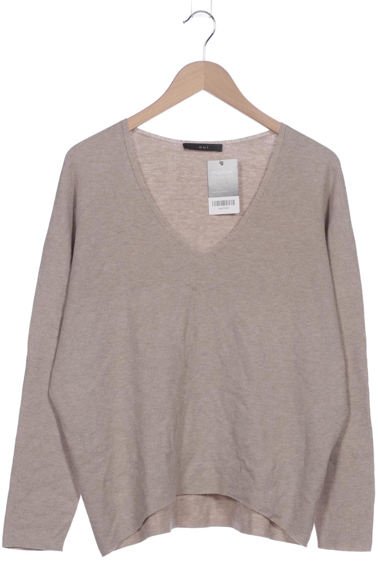

Oui Damen Pullover, beige, Gr. 42