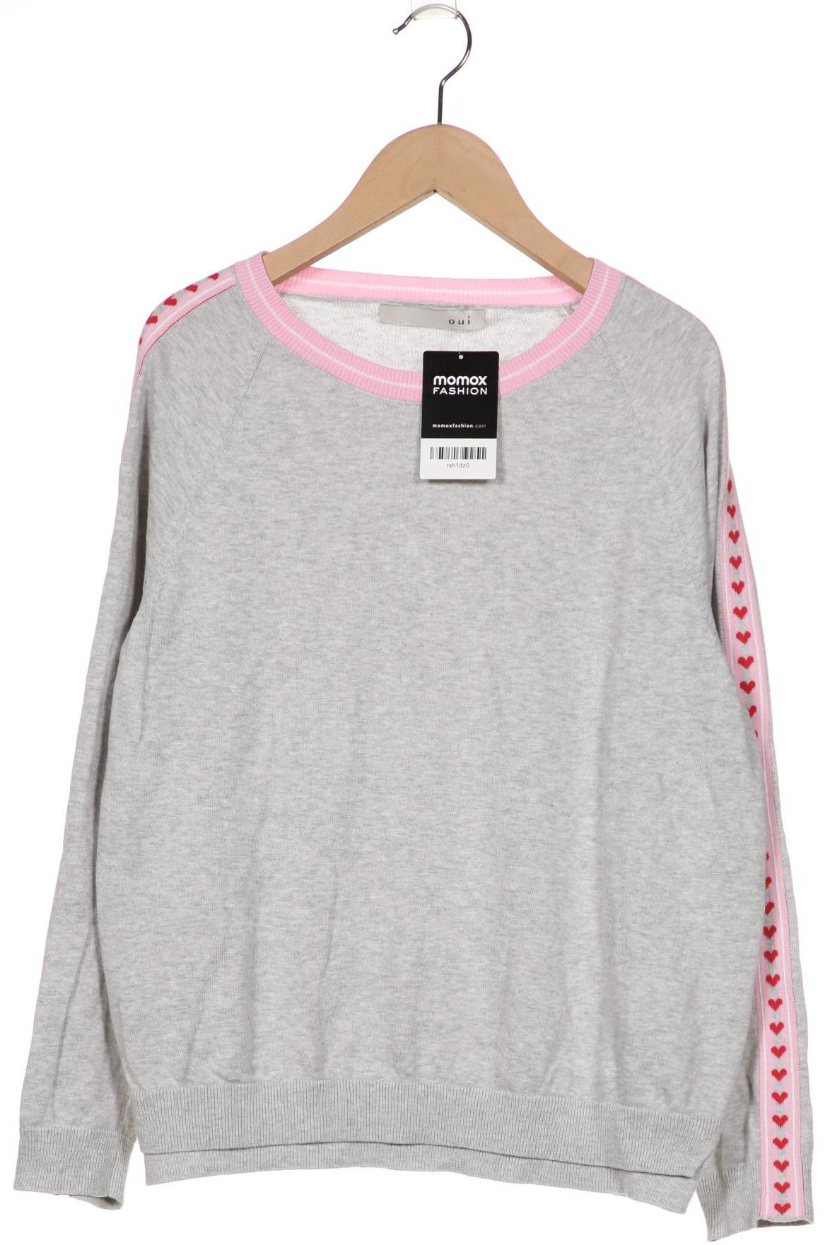 

Oui Damen Pullover, grau