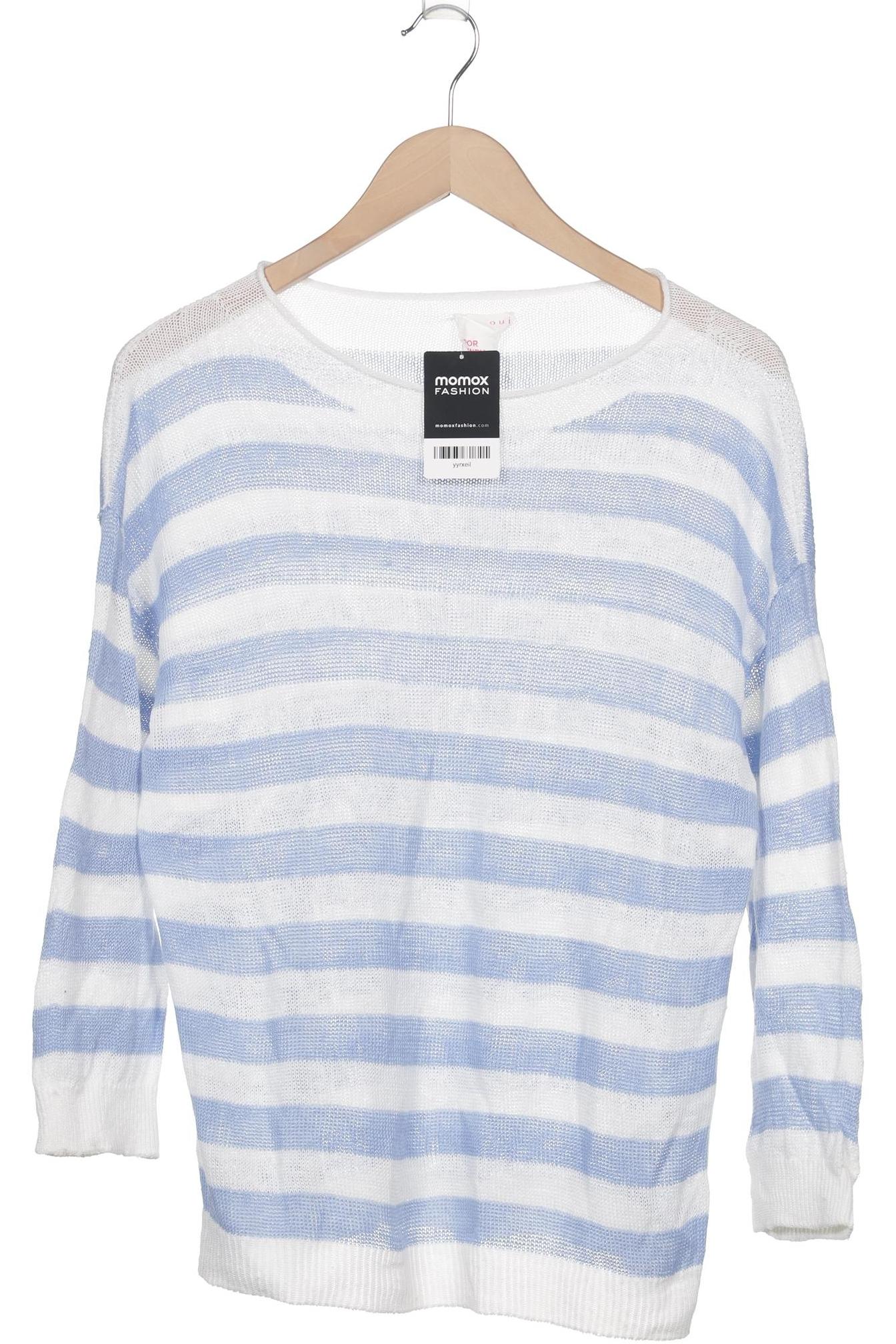 

Oui Damen Pullover, weiß, Gr. 38