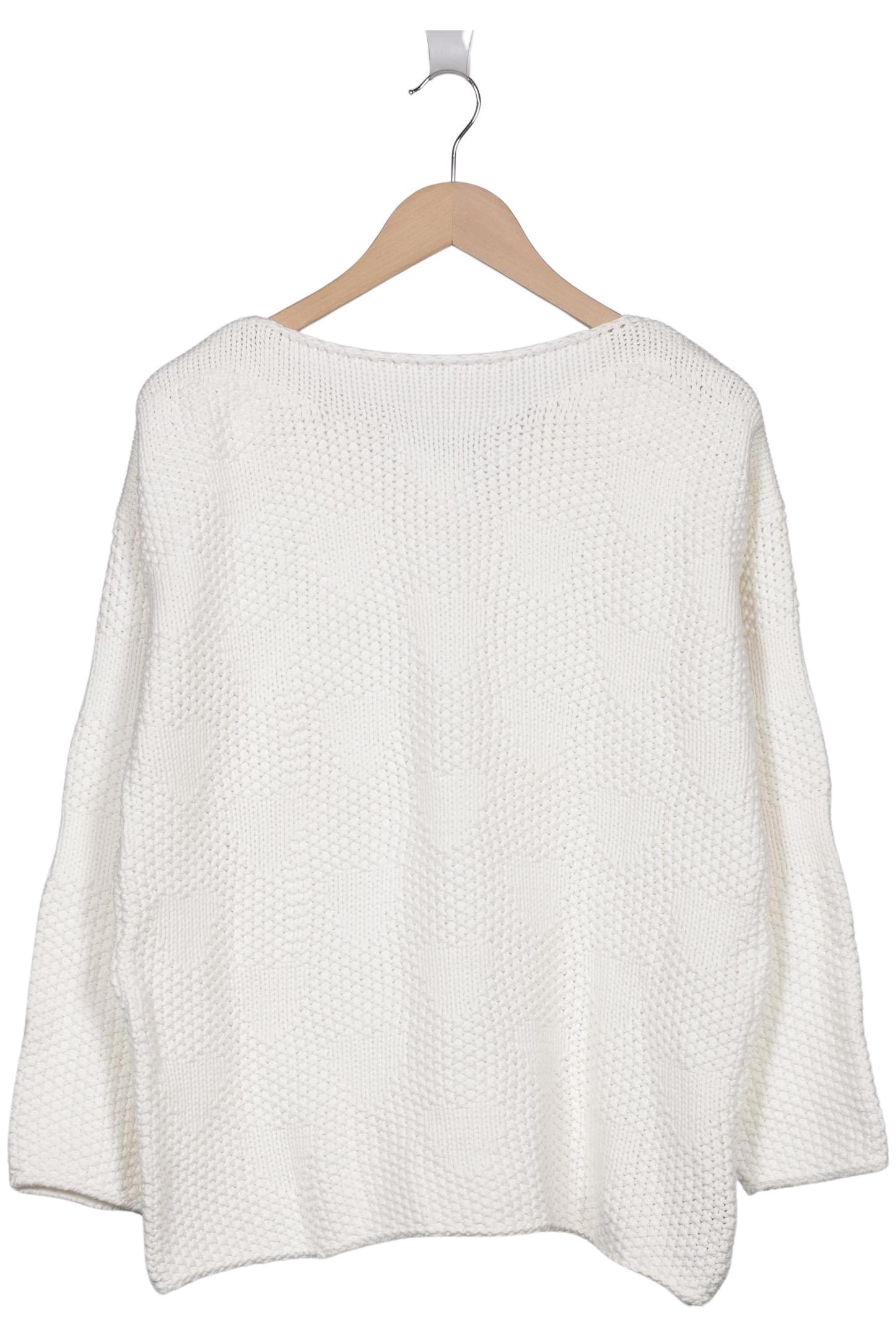 

Oui Damen Pullover, weiß, Gr. 44