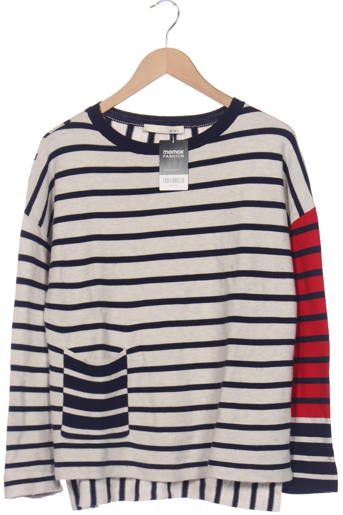 

Oui Damen Pullover, grau