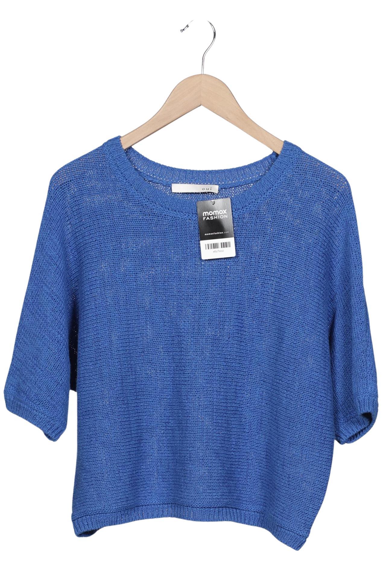 

Oui Damen Pullover, blau, Gr. 42
