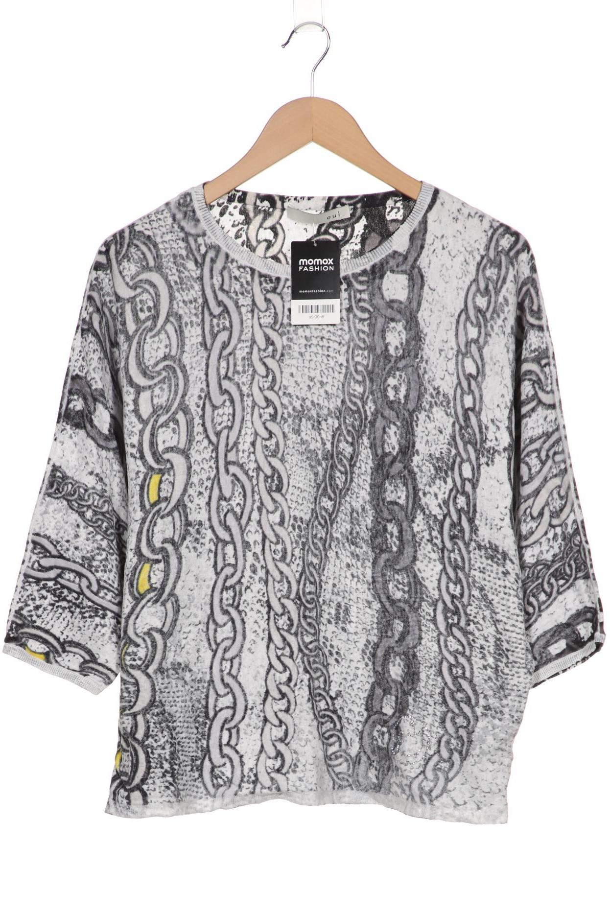 

Oui Damen Pullover, grau