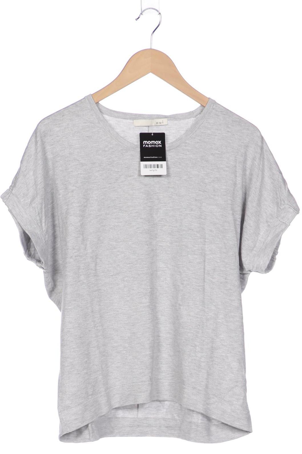 

Oui Damen Pullover, grau
