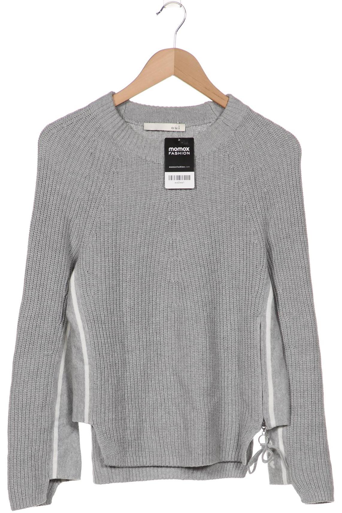 

Oui Damen Pullover, grau