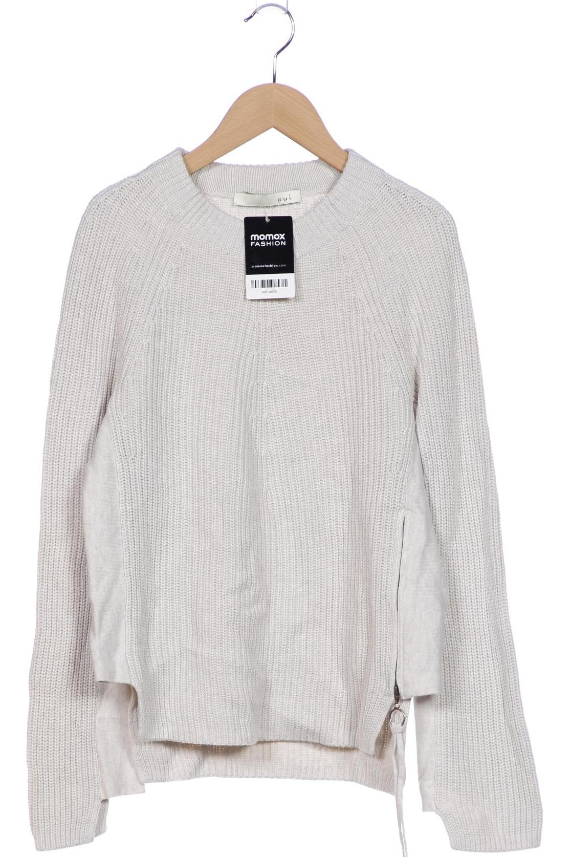 

Oui Damen Pullover, cremeweiß, Gr. 34