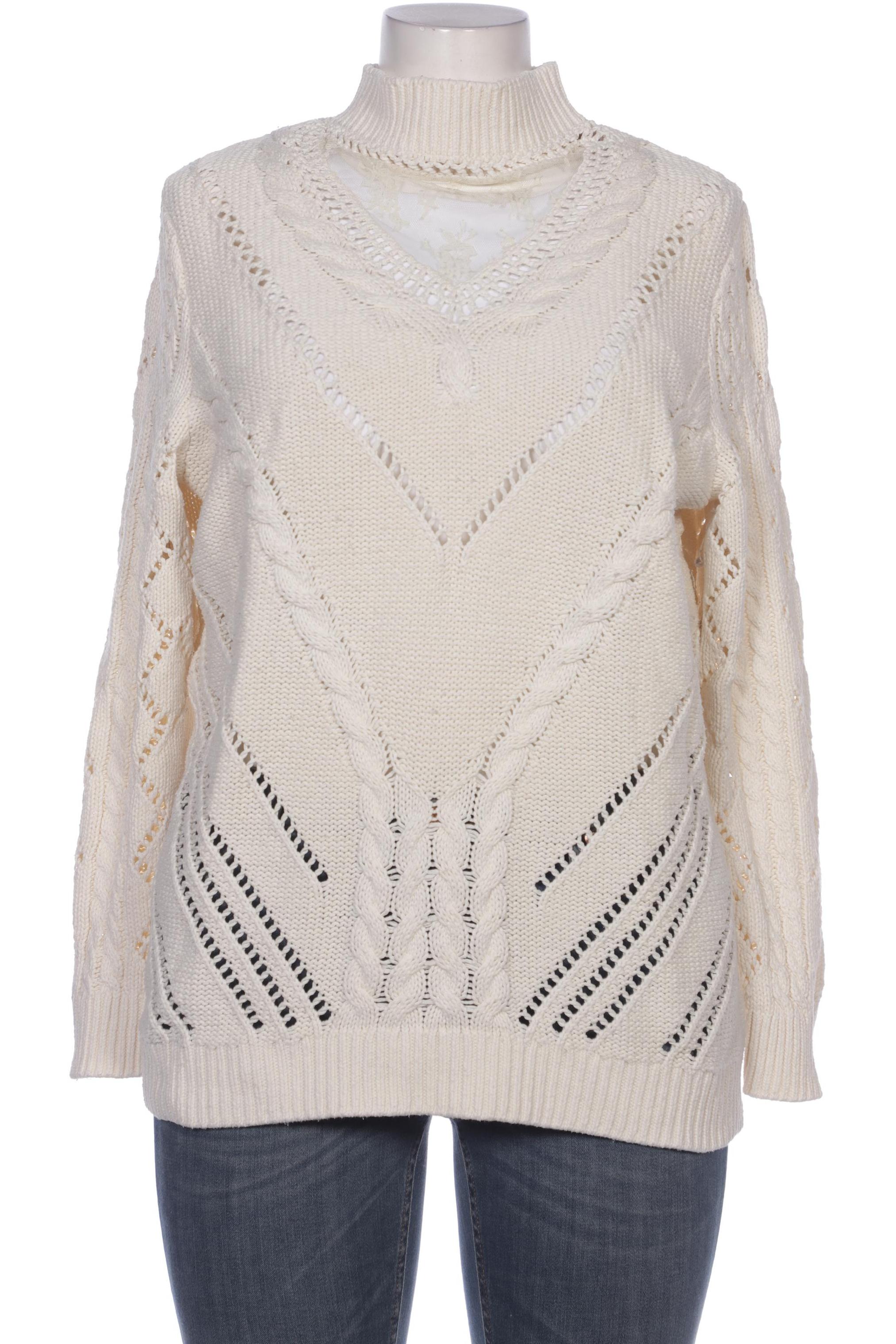 

Oui Damen Pullover, cremeweiß, Gr. 44