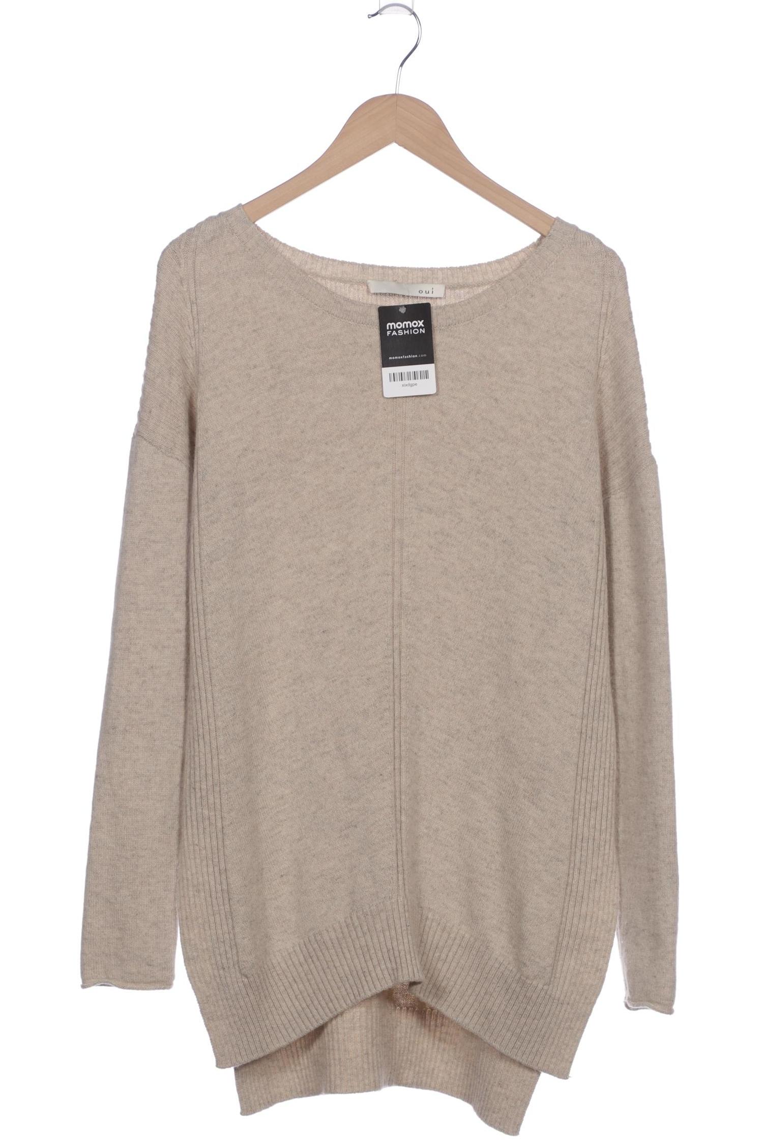 

Oui Damen Pullover, beige, Gr. 36