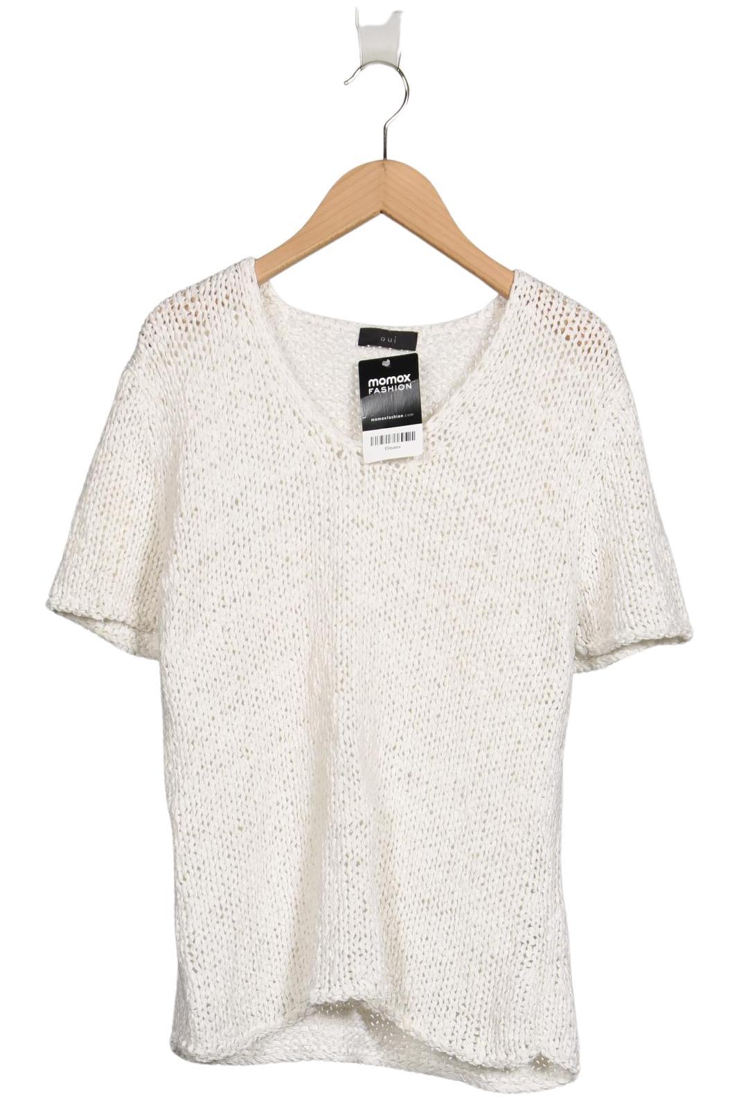 

Oui Damen Pullover, weiß, Gr. 40