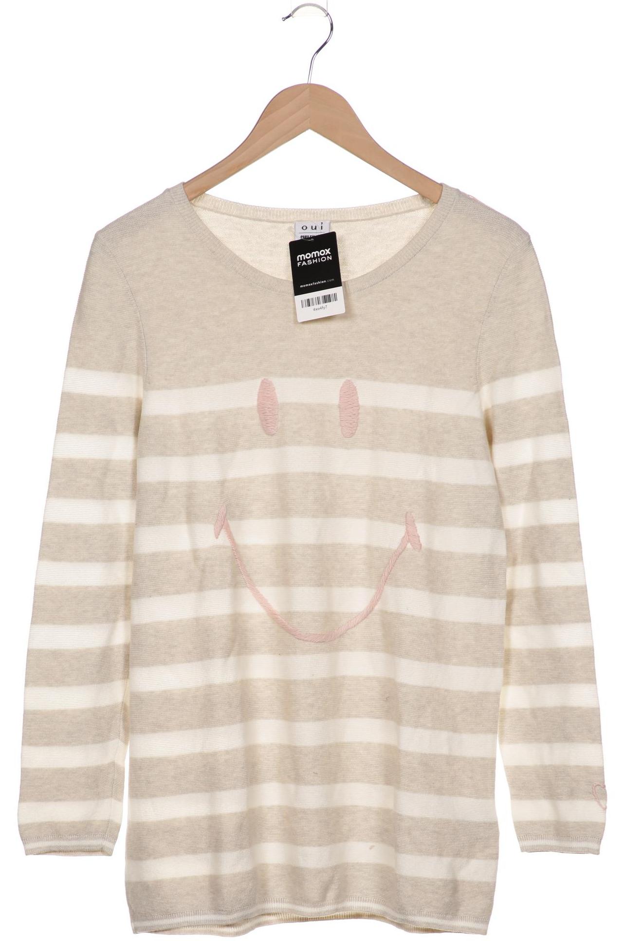 

Oui Damen Pullover, beige, Gr. 42