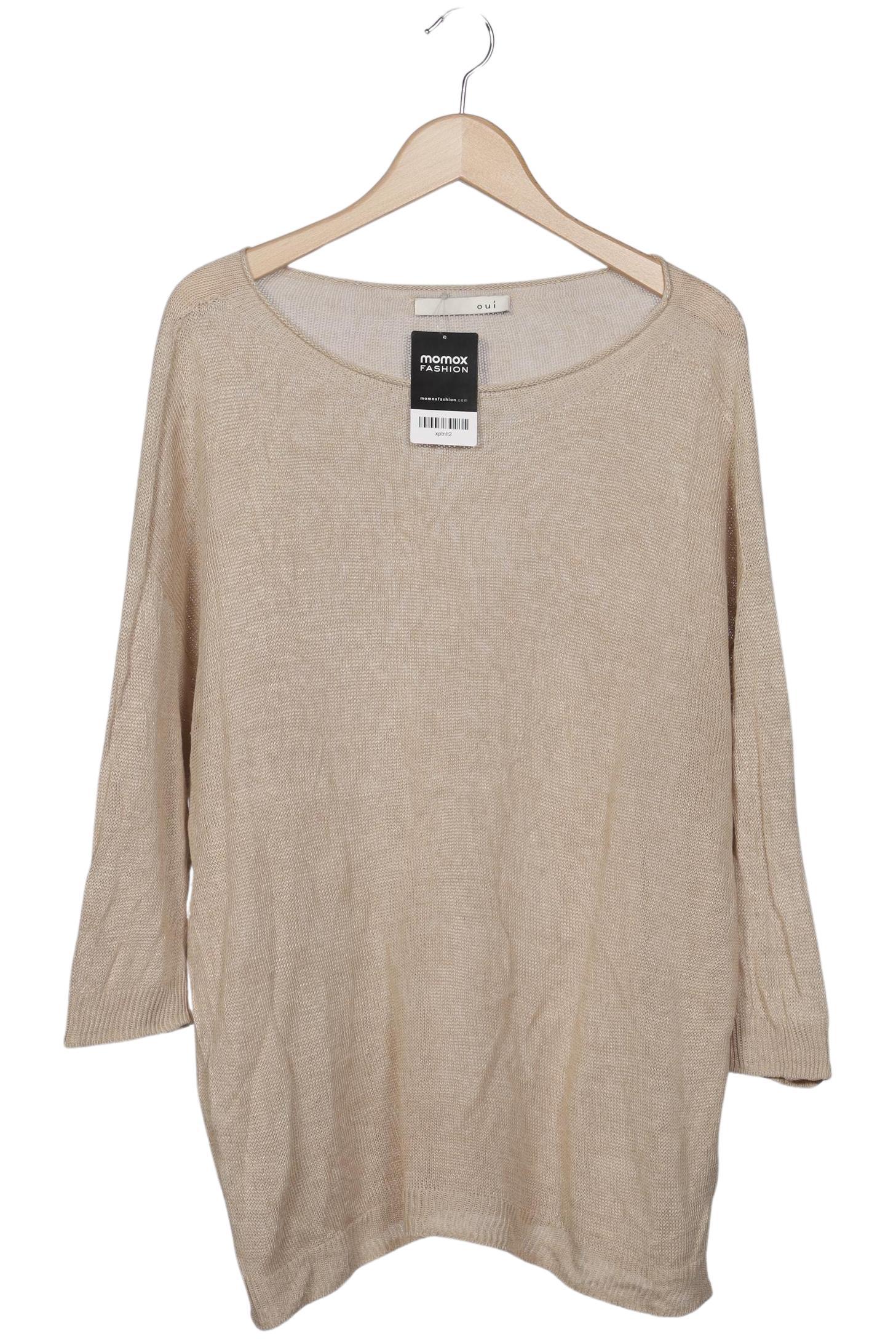

Oui Damen Pullover, beige, Gr. 44