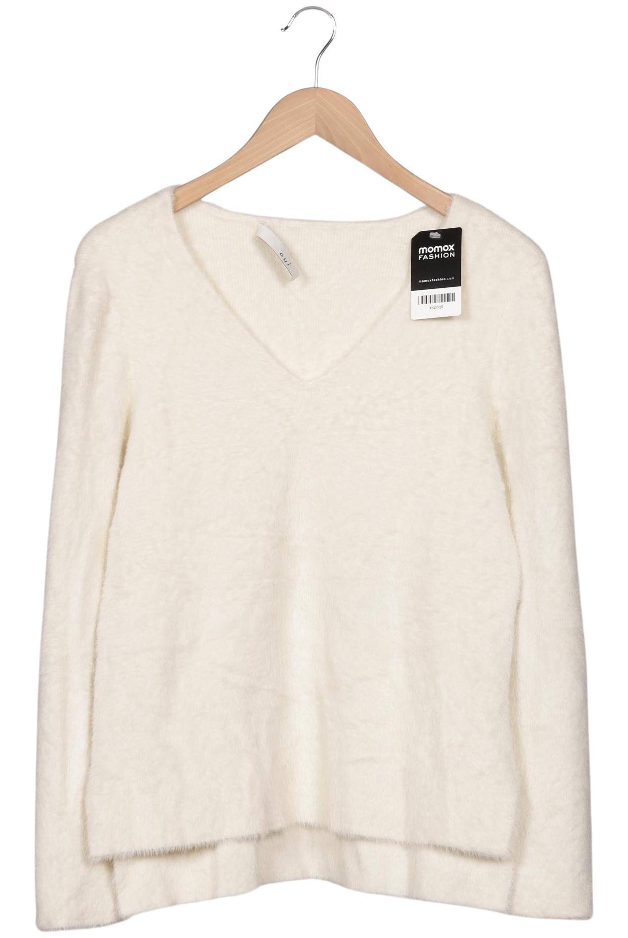 

Oui Damen Pullover, cremeweiß, Gr. 36